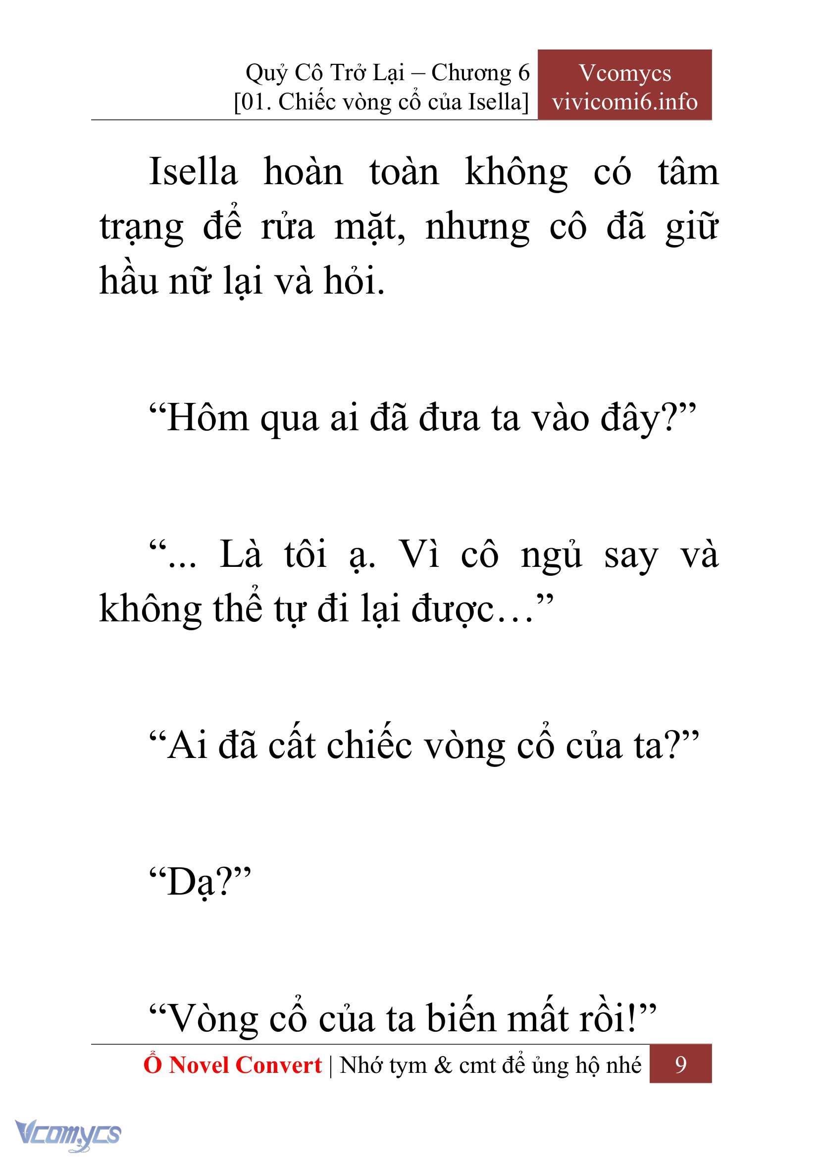 [Novel] Quý Cô Trở Lại Chapter 6 - Trang 12