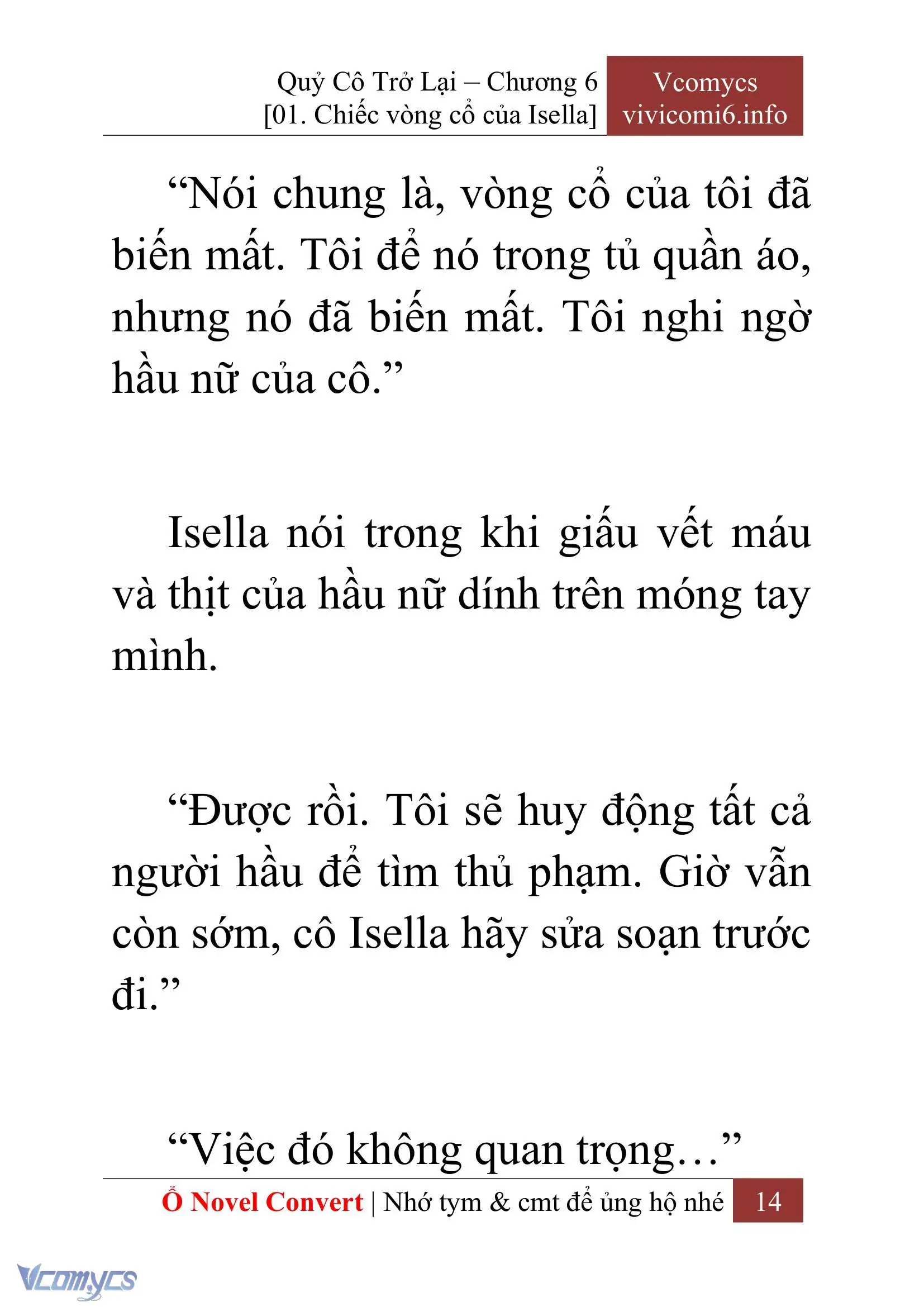 [Novel] Quý Cô Trở Lại Chapter 6 - Trang 17