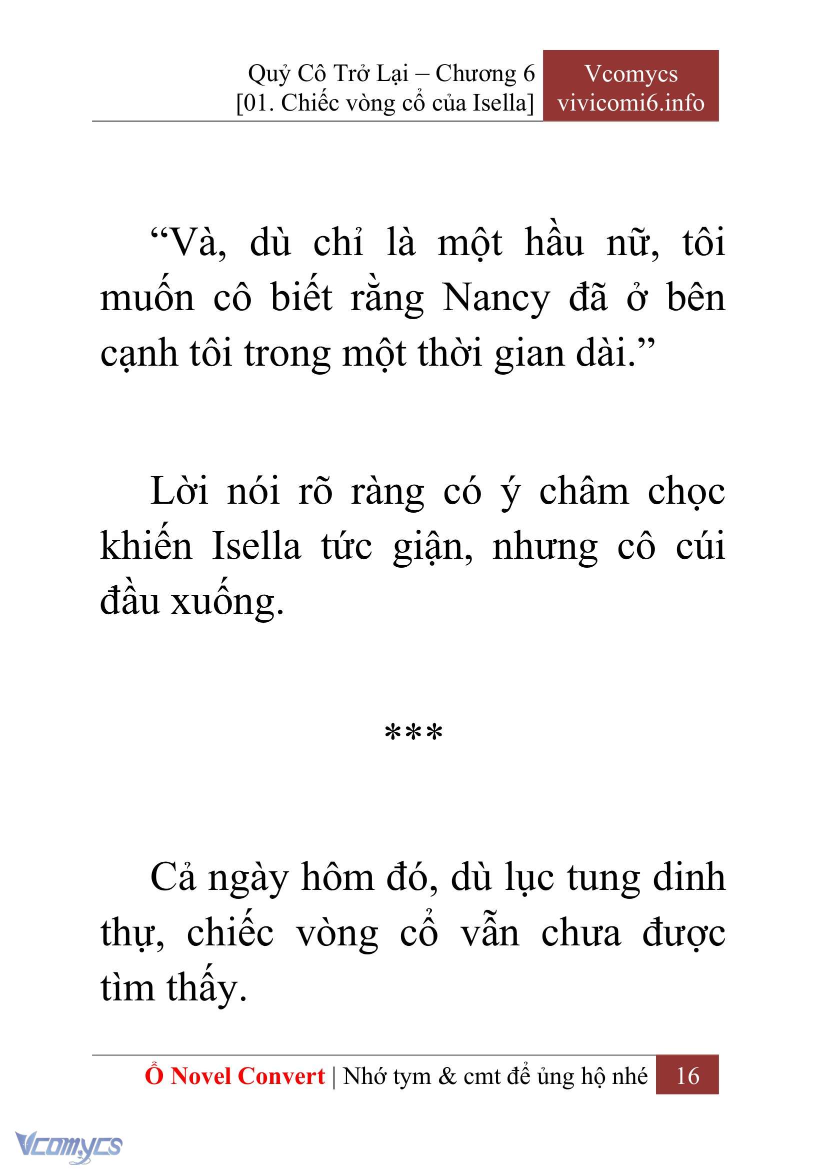 [Novel] Quý Cô Trở Lại Chapter 6 - Trang 19