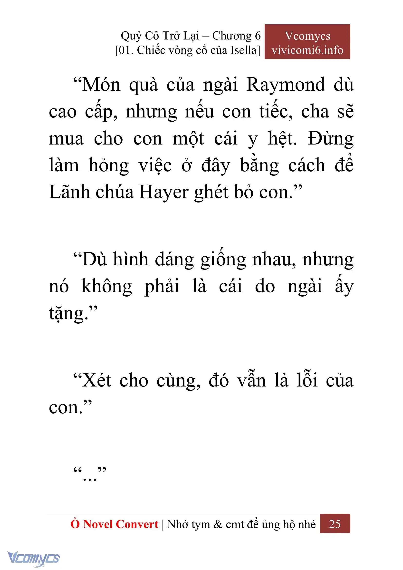 [Novel] Quý Cô Trở Lại Chapter 6 - Trang 28