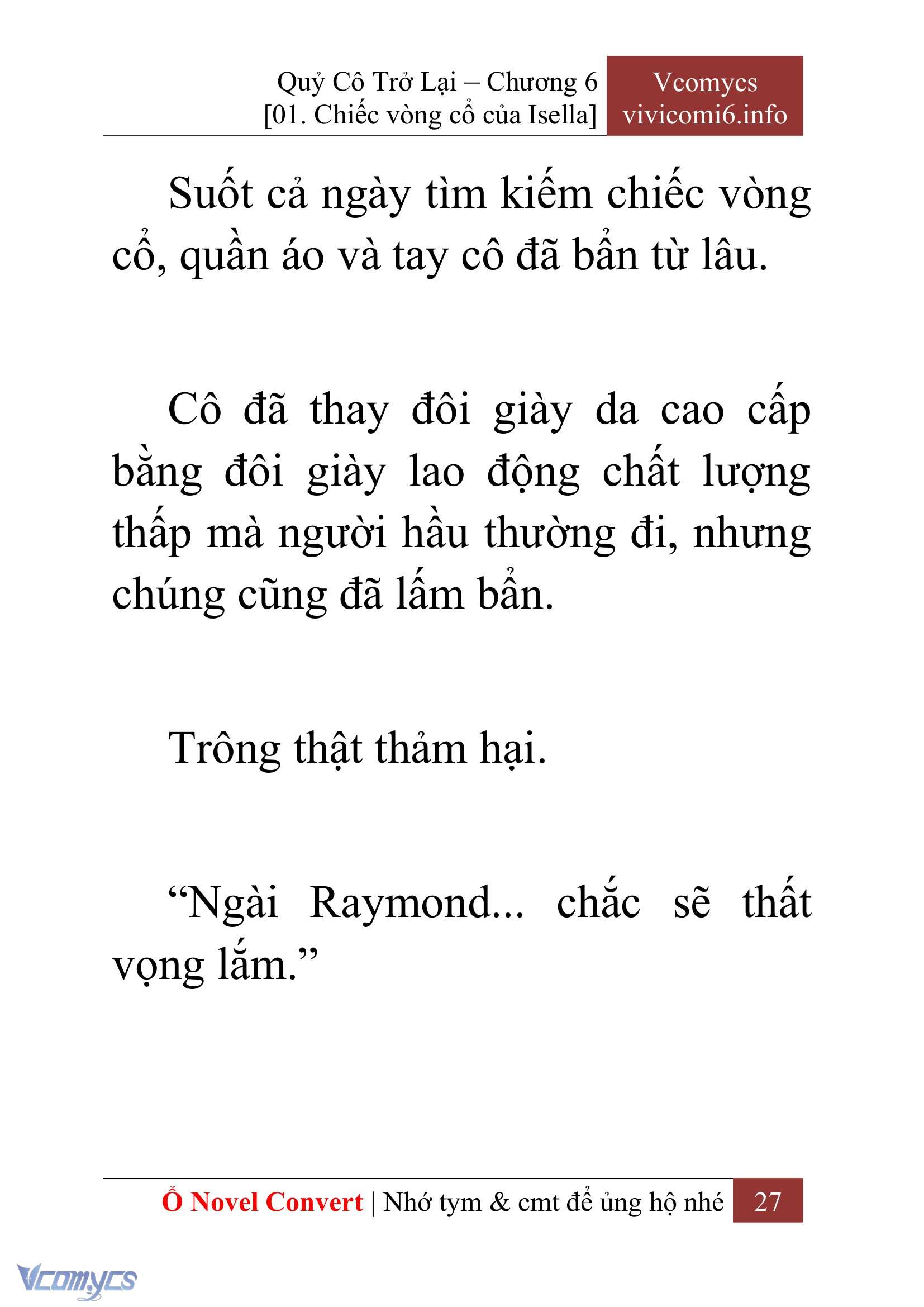 [Novel] Quý Cô Trở Lại Chapter 6 - Trang 30