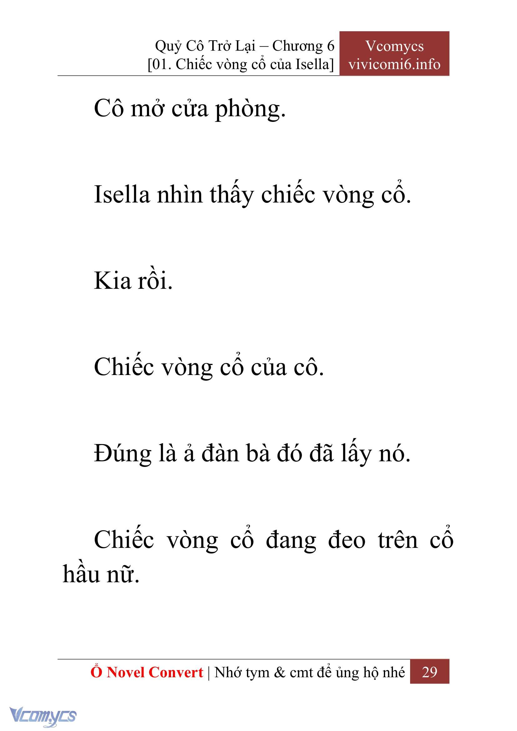 [Novel] Quý Cô Trở Lại Chapter 6 - Trang 32
