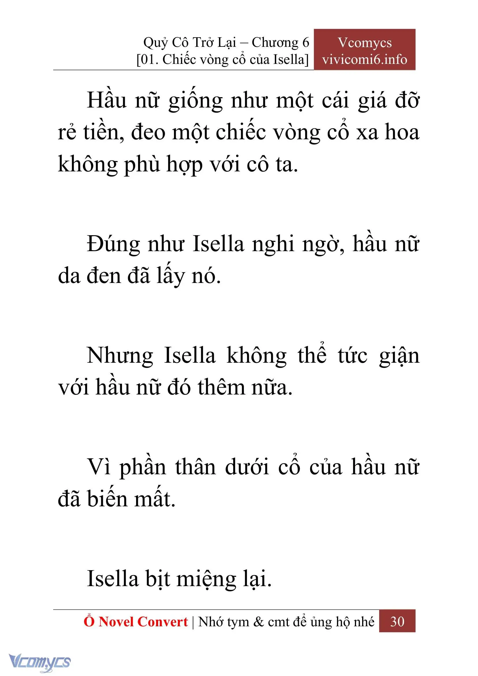 [Novel] Quý Cô Trở Lại Chapter 6 - Trang 33