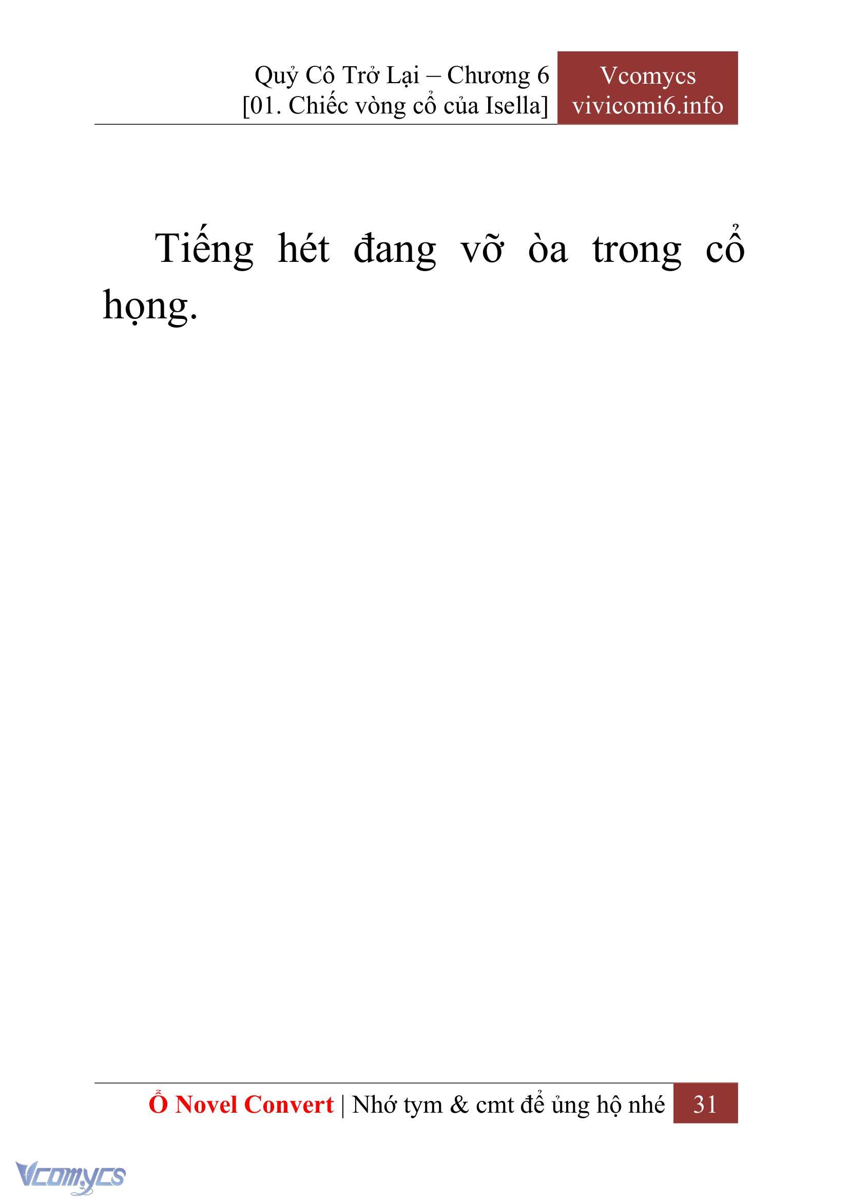 [Novel] Quý Cô Trở Lại Chapter 6 - Trang 34