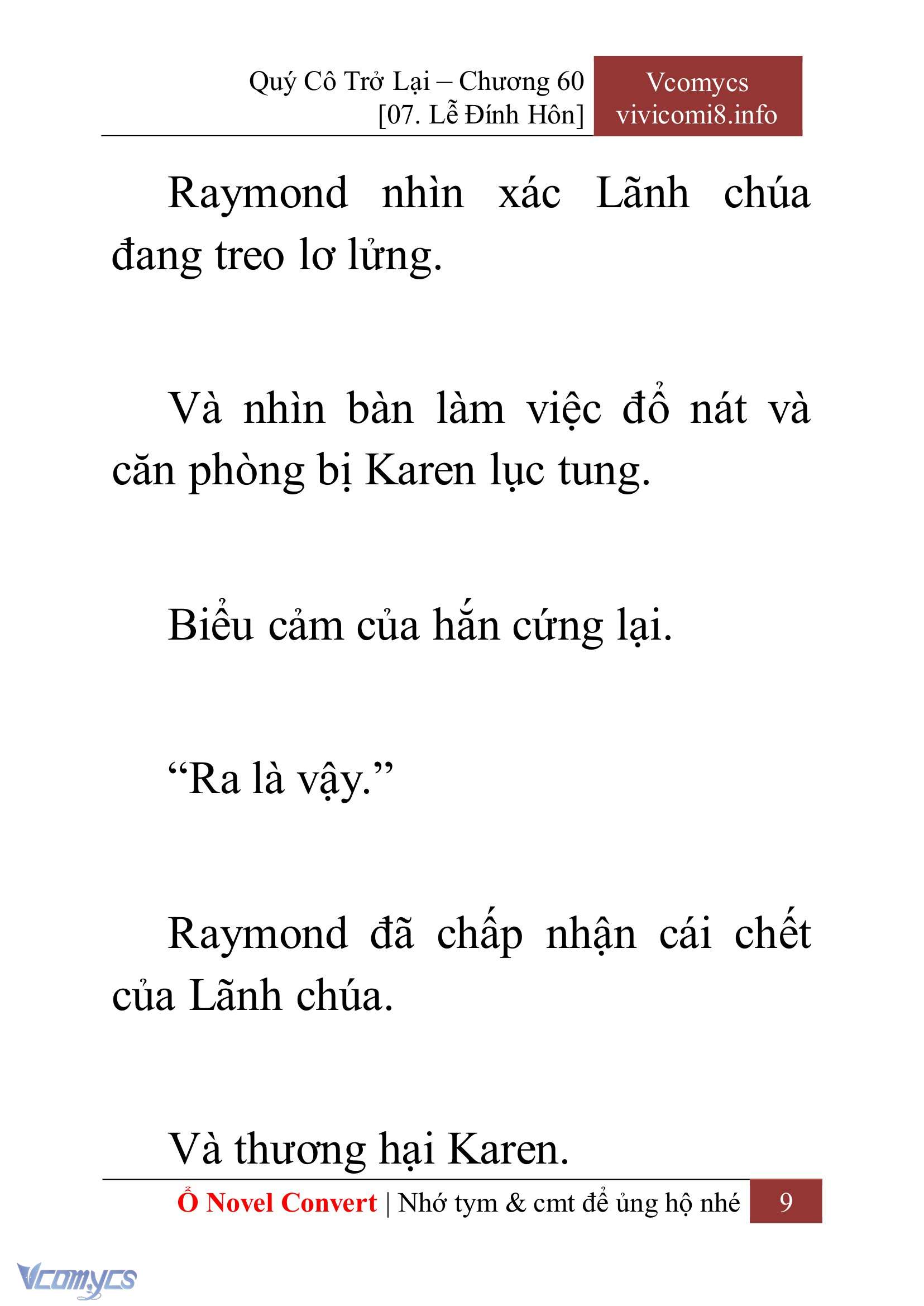 [Novel] Quý Cô Trở Lại Chapter 60 - Trang 12