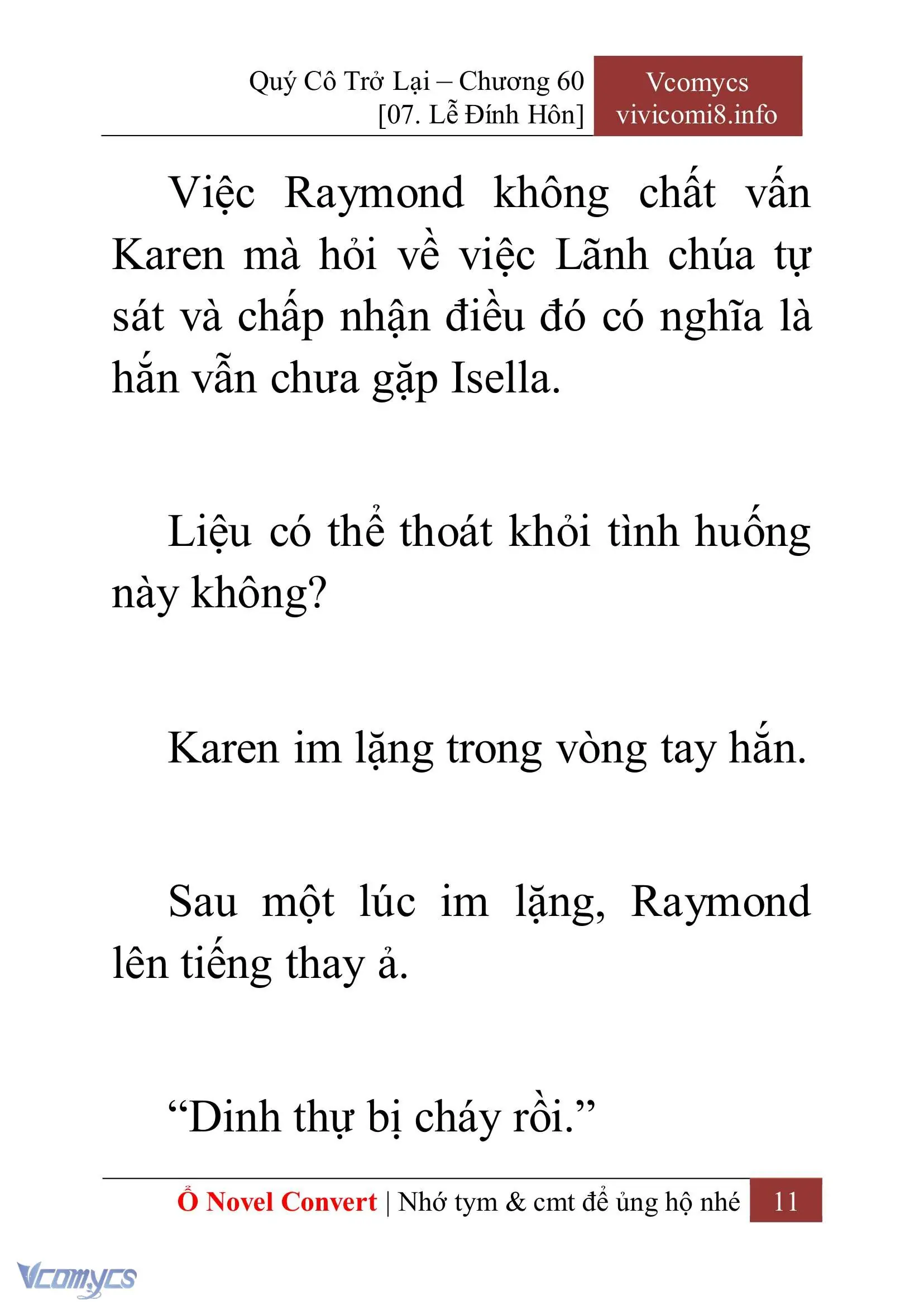 [Novel] Quý Cô Trở Lại Chapter 60 - Trang 14