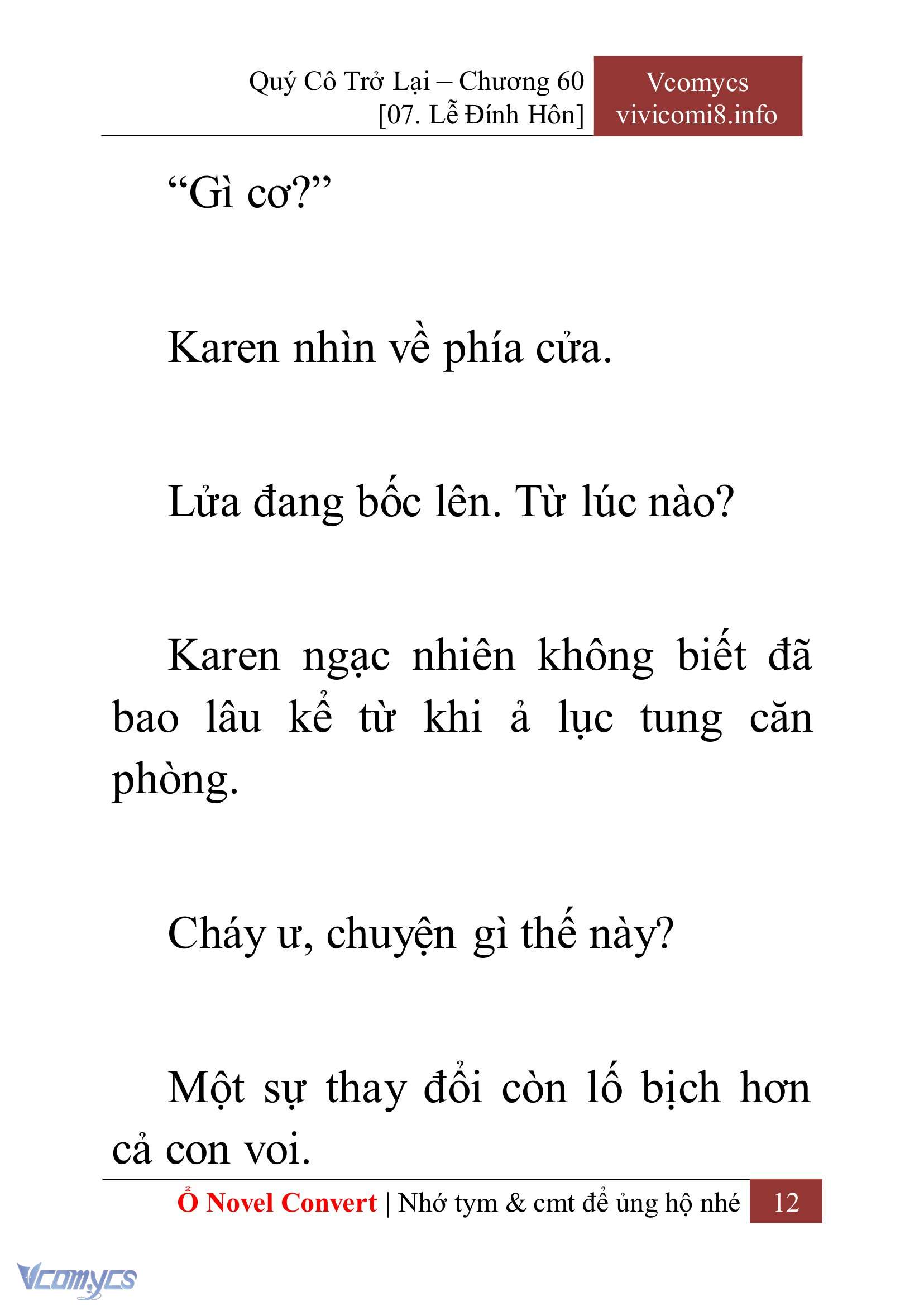 [Novel] Quý Cô Trở Lại Chapter 60 - Trang 15