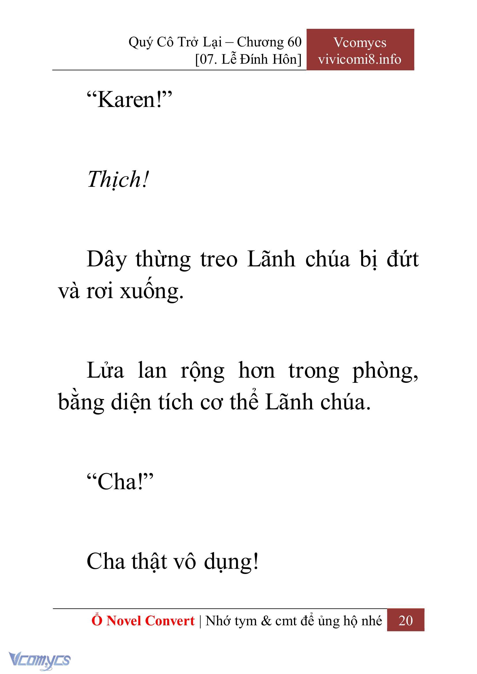 [Novel] Quý Cô Trở Lại Chapter 60 - Trang 23