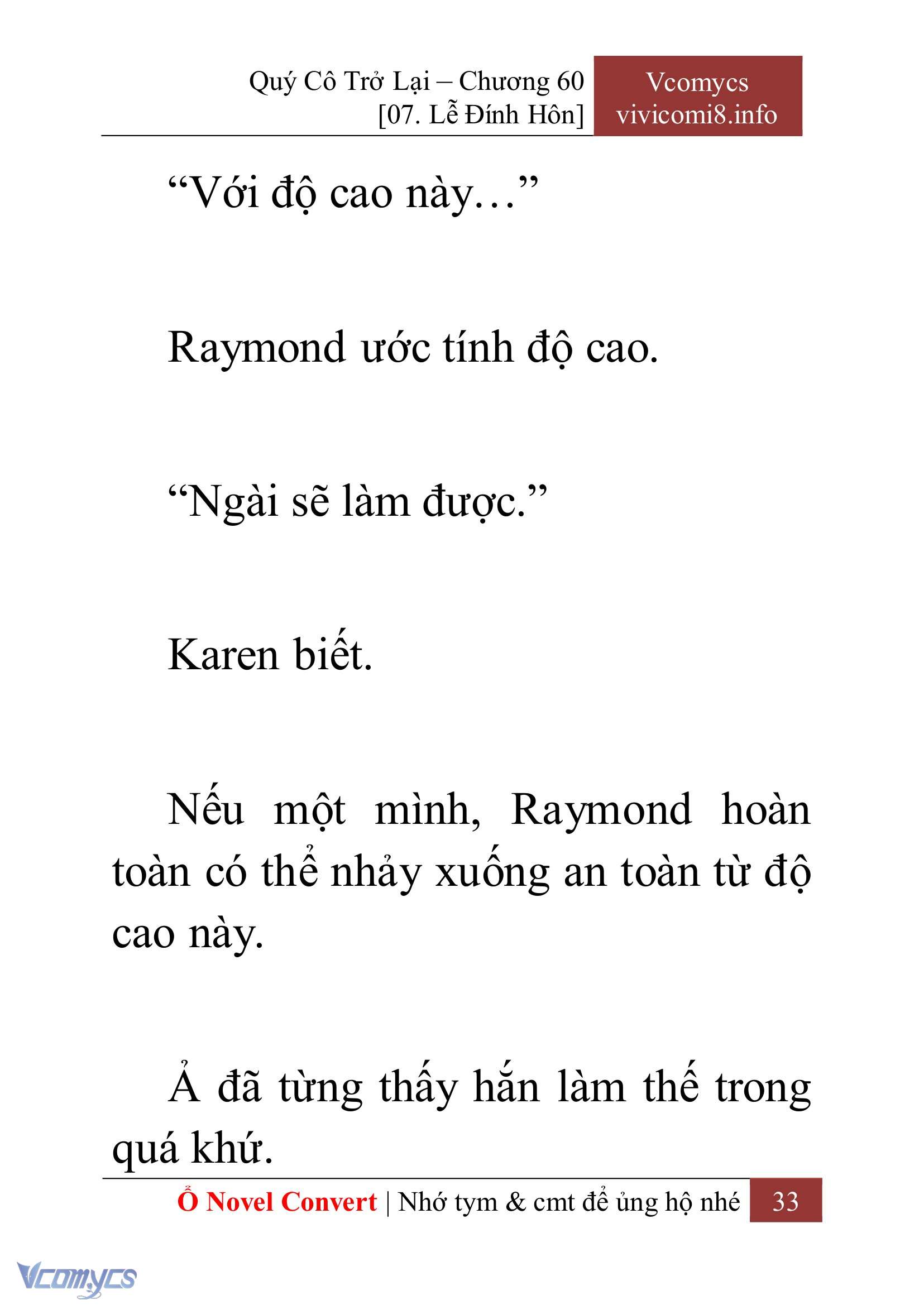 [Novel] Quý Cô Trở Lại Chapter 60 - Trang 36