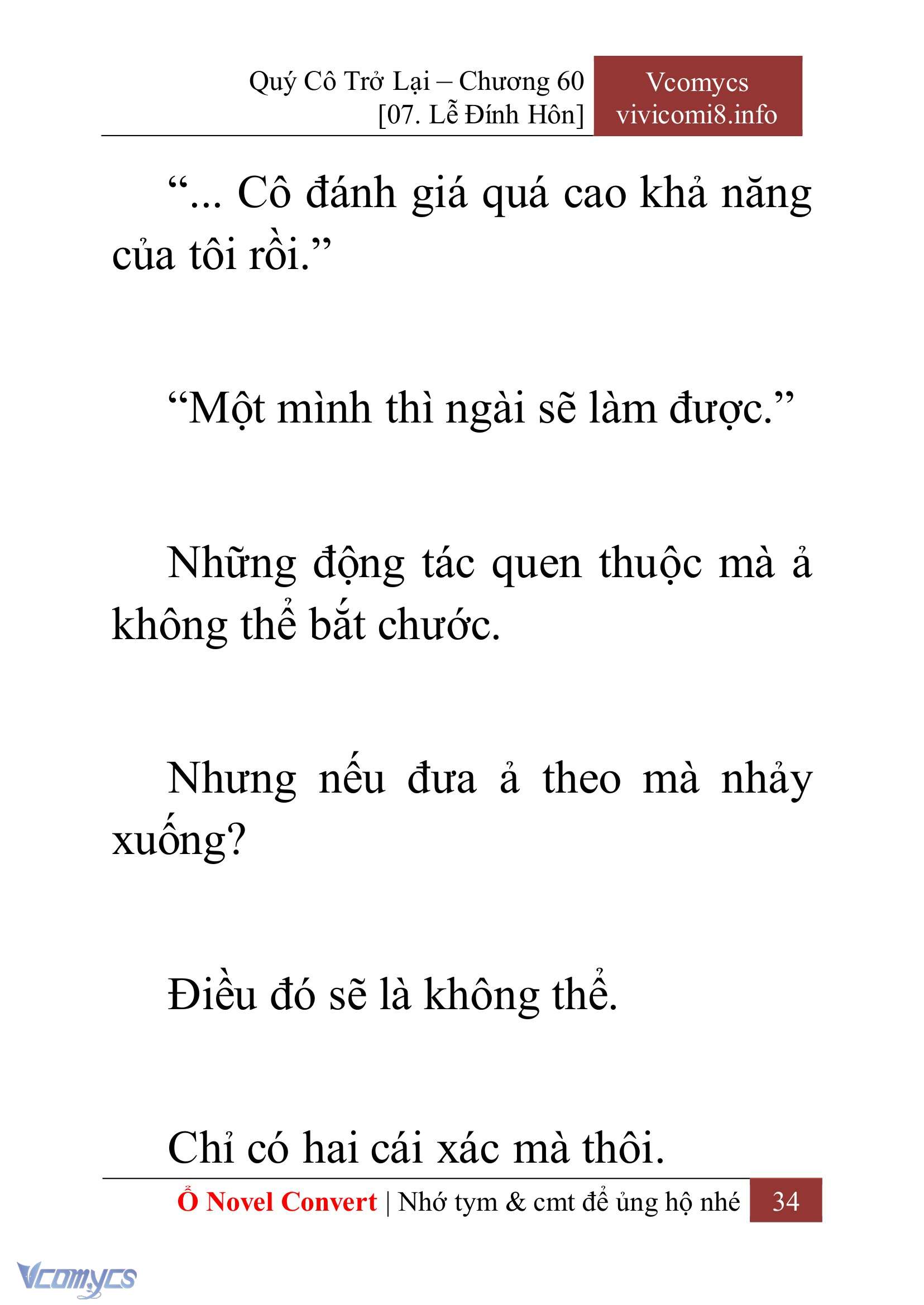 [Novel] Quý Cô Trở Lại Chapter 60 - Trang 37
