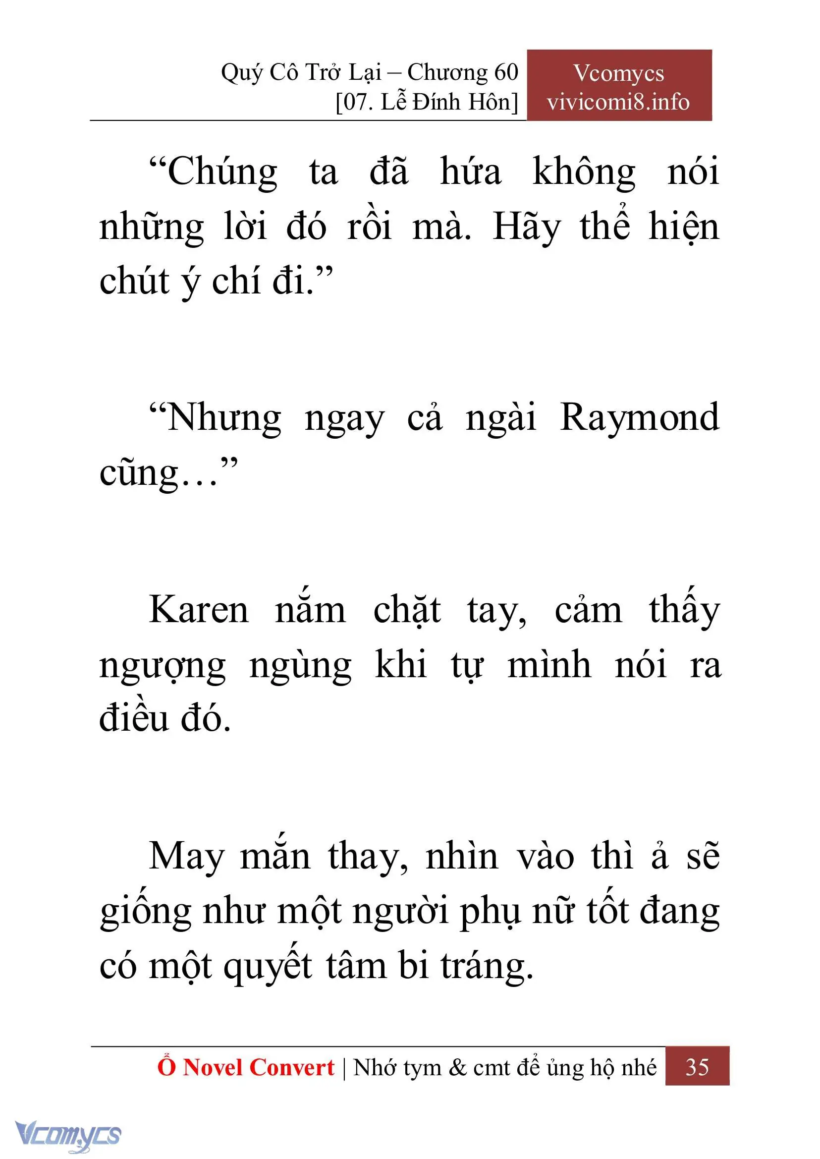 [Novel] Quý Cô Trở Lại Chapter 60 - Trang 38