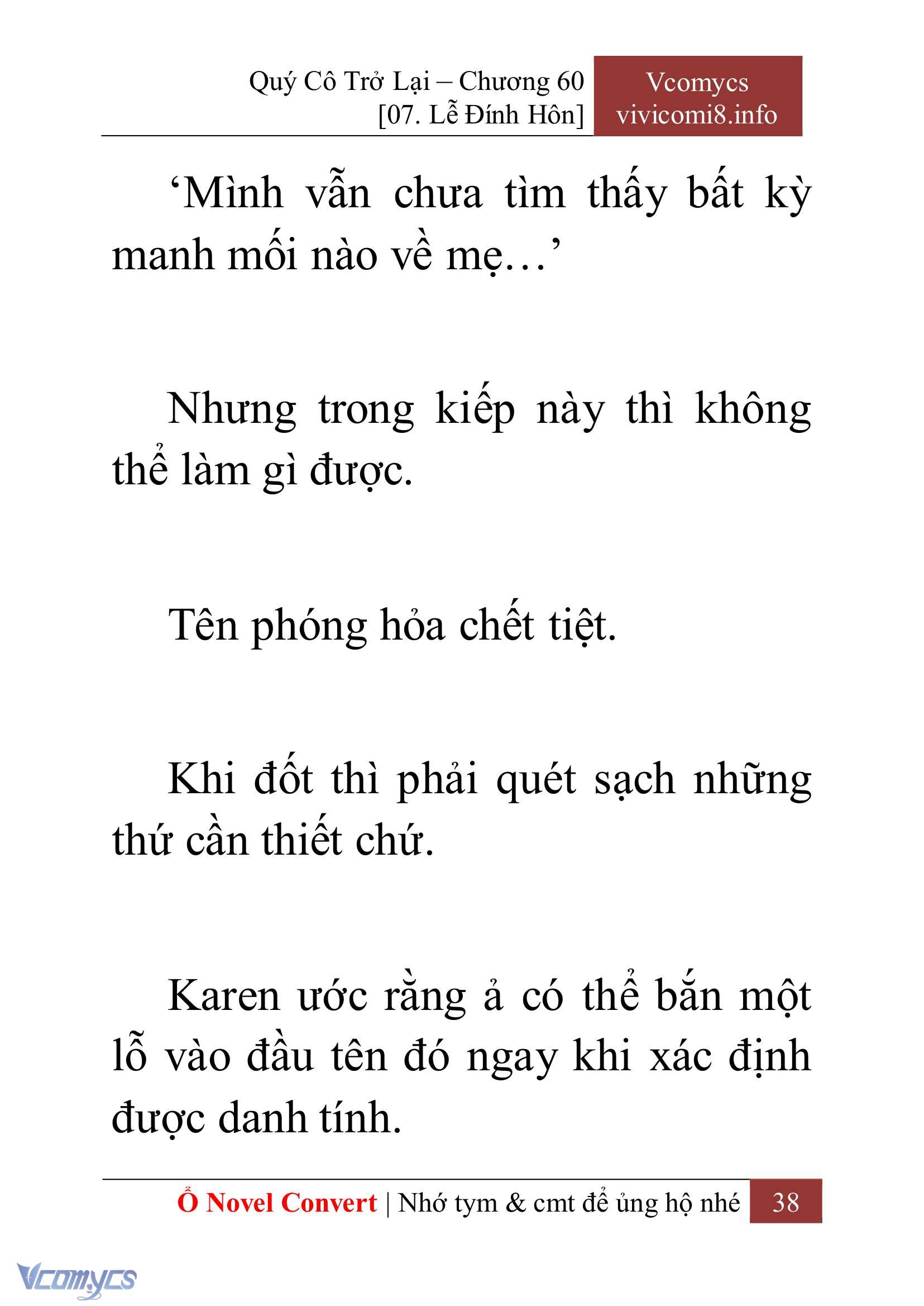 [Novel] Quý Cô Trở Lại Chapter 60 - Trang 41