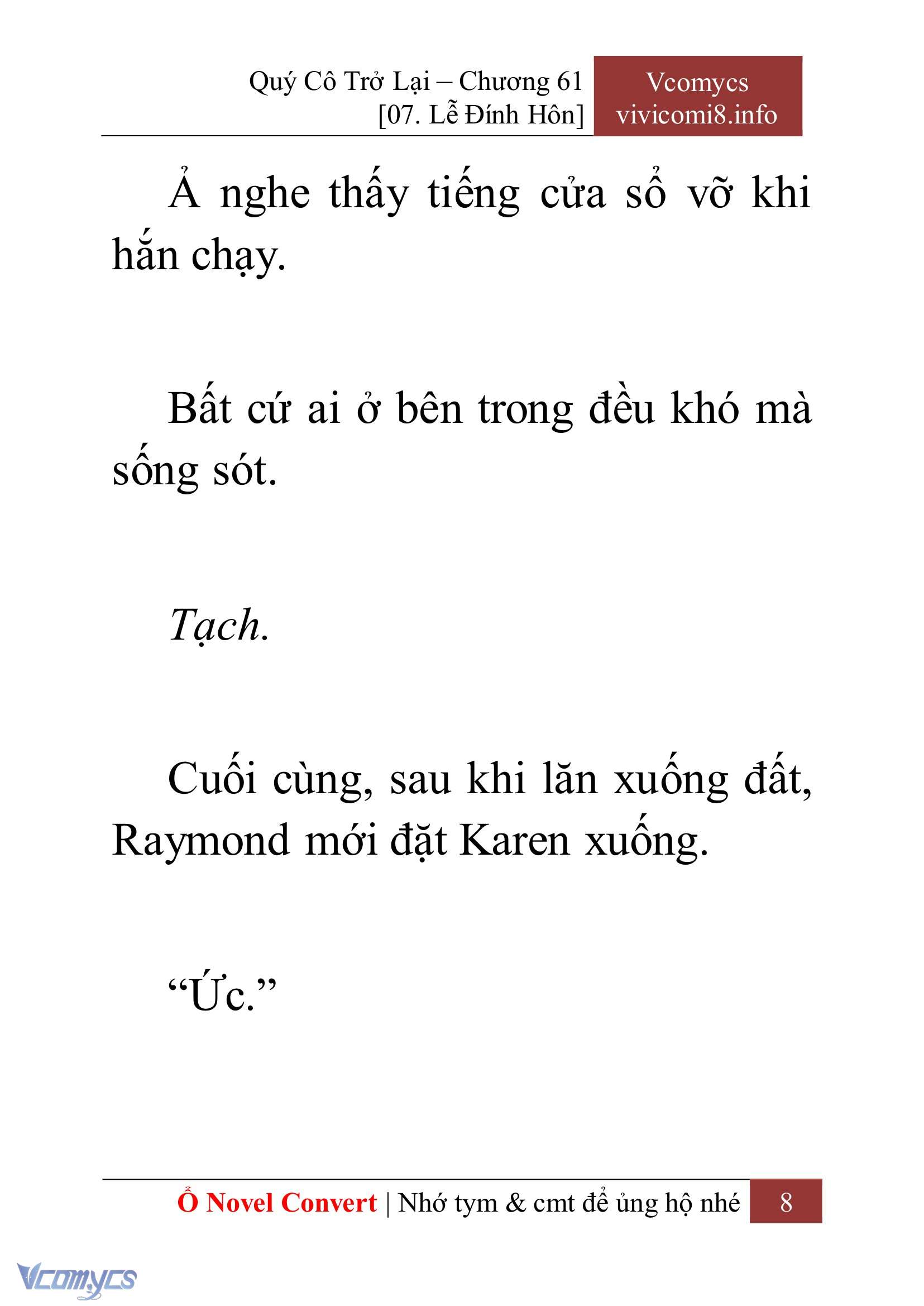 [Novel] Quý Cô Trở Lại Chapter 61 - Trang 11