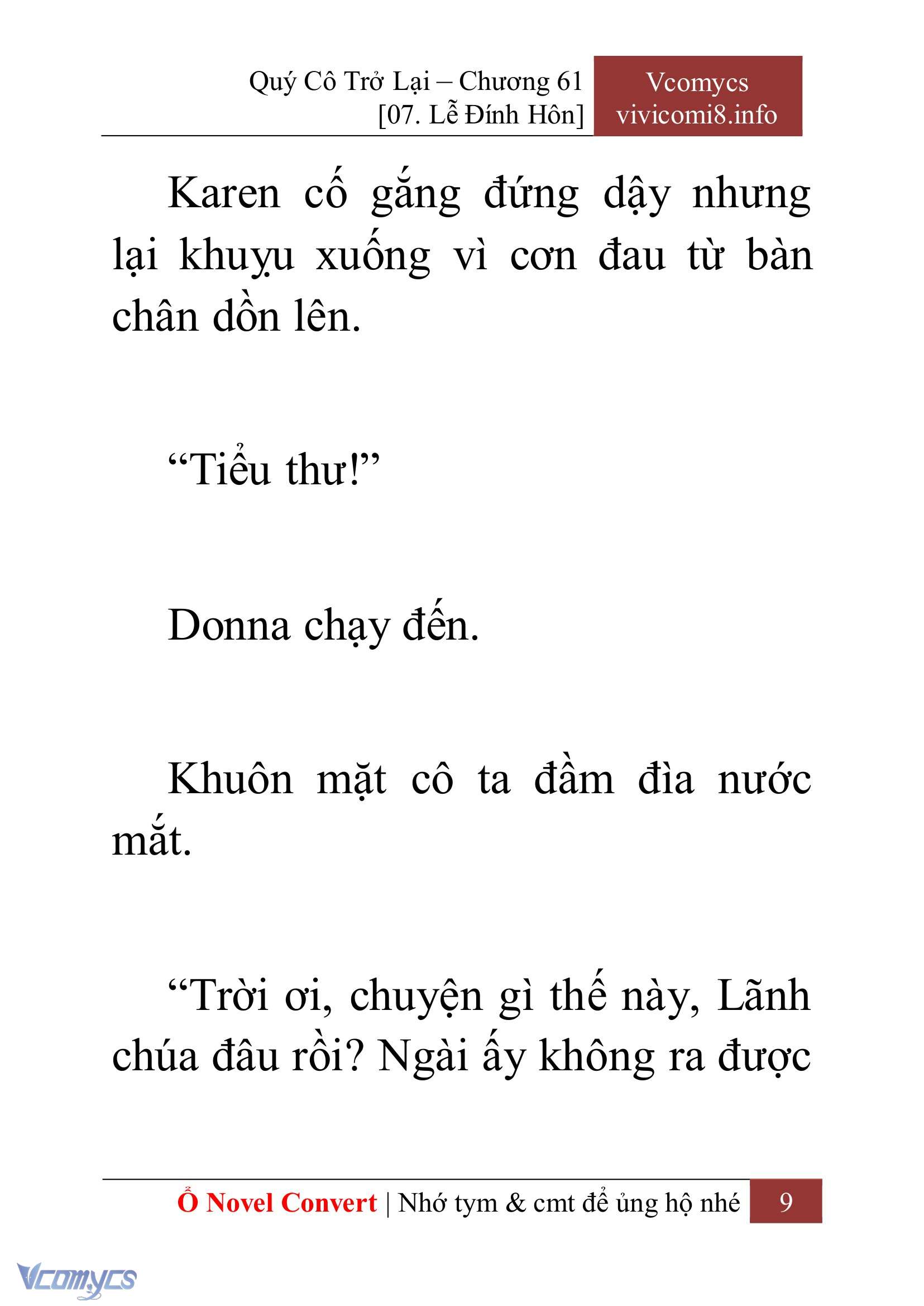 [Novel] Quý Cô Trở Lại Chapter 61 - Trang 12