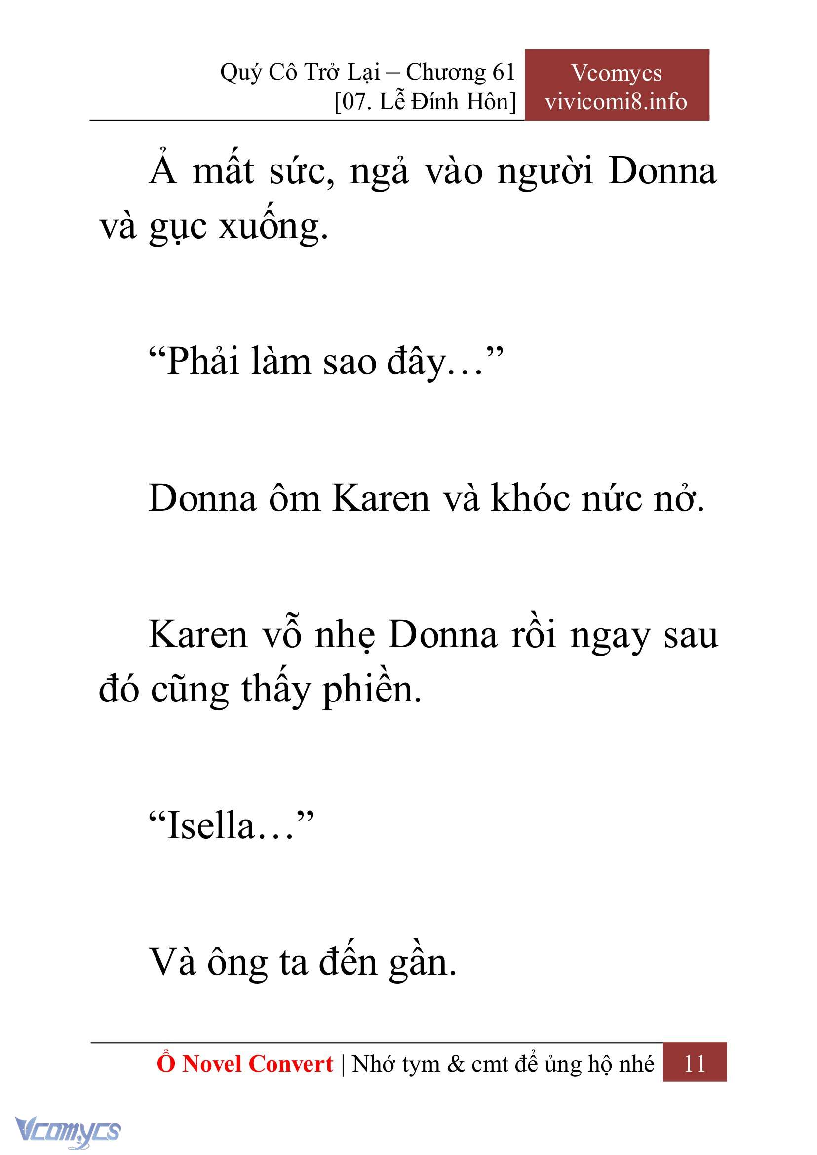 [Novel] Quý Cô Trở Lại Chapter 61 - Trang 14