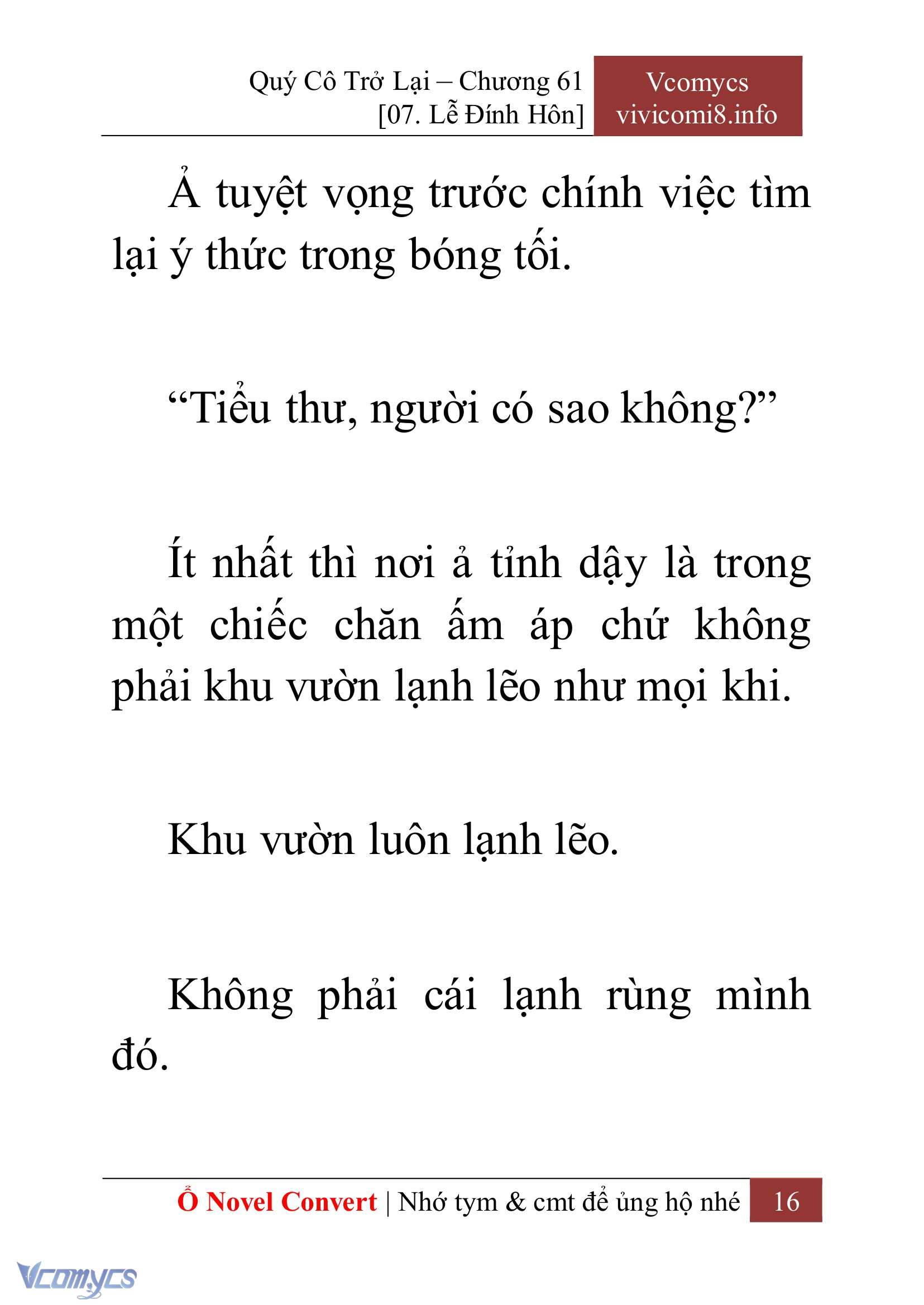 [Novel] Quý Cô Trở Lại Chapter 61 - Trang 19