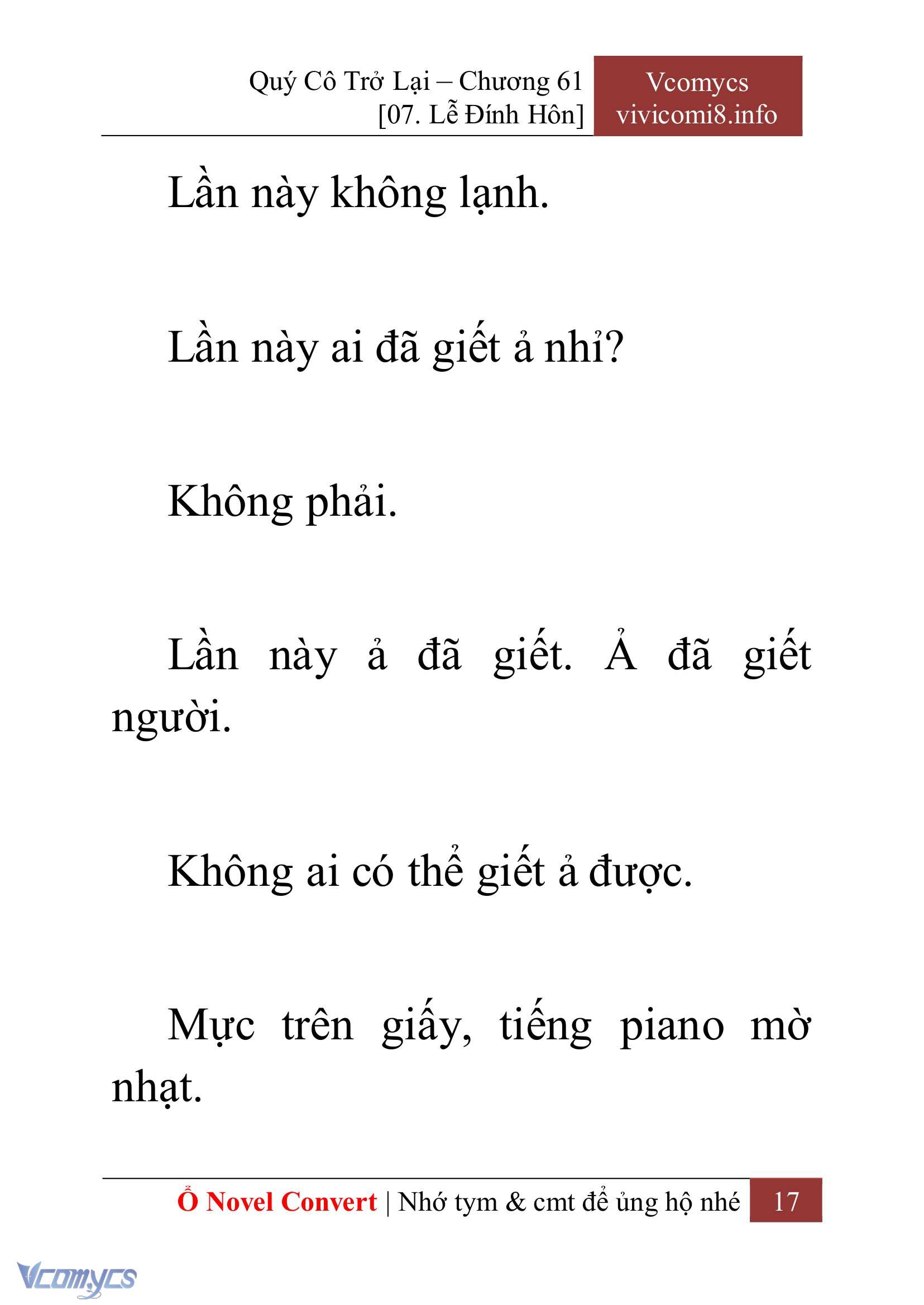 [Novel] Quý Cô Trở Lại Chapter 61 - Trang 20