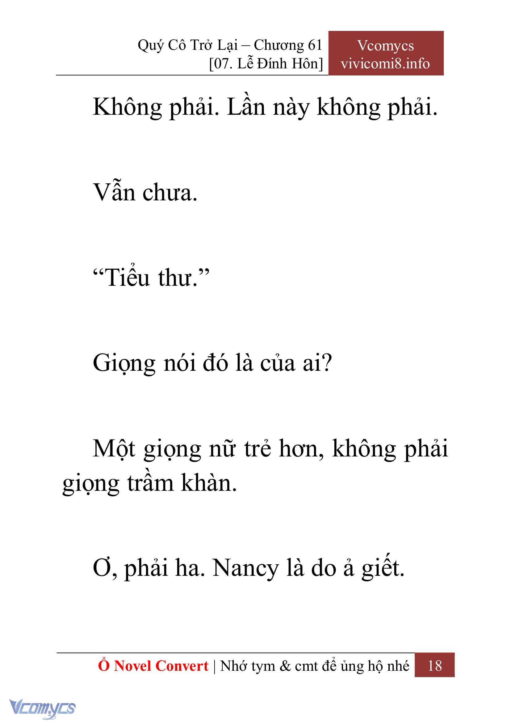 [Novel] Quý Cô Trở Lại Chapter 61 - Trang 21