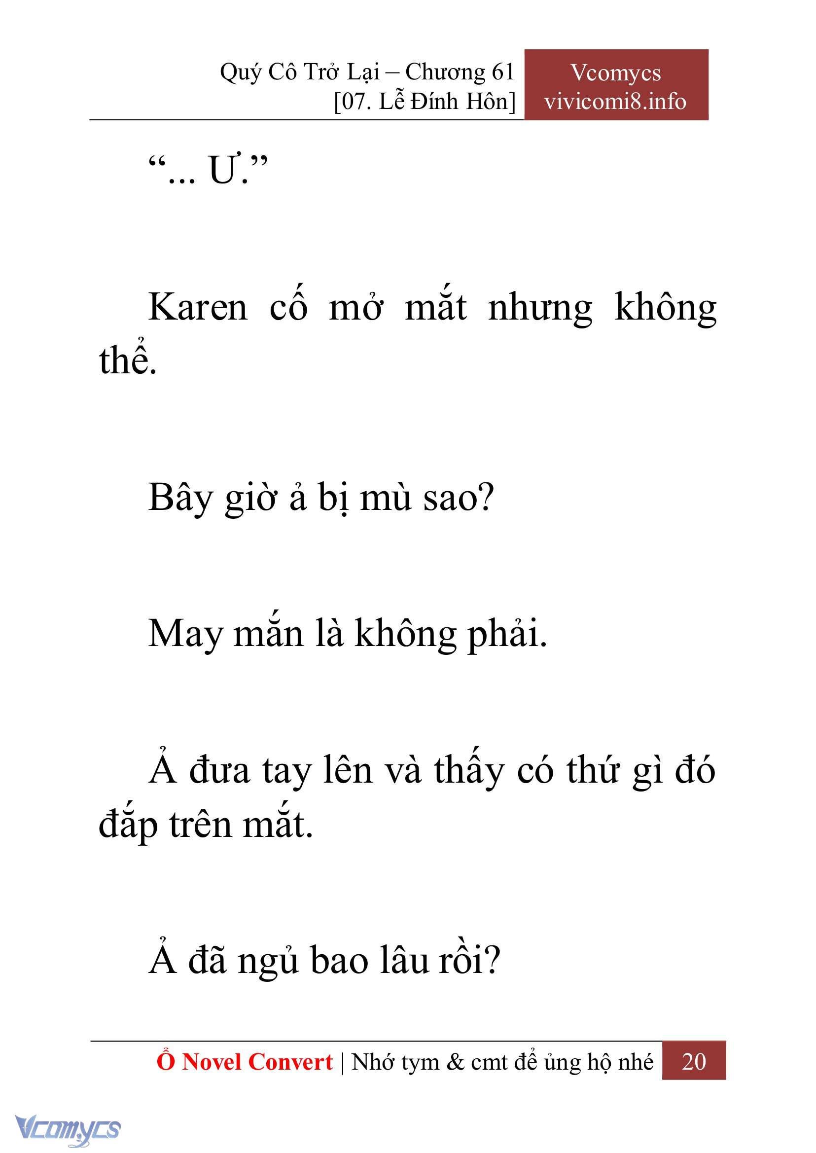 [Novel] Quý Cô Trở Lại Chapter 61 - Trang 23