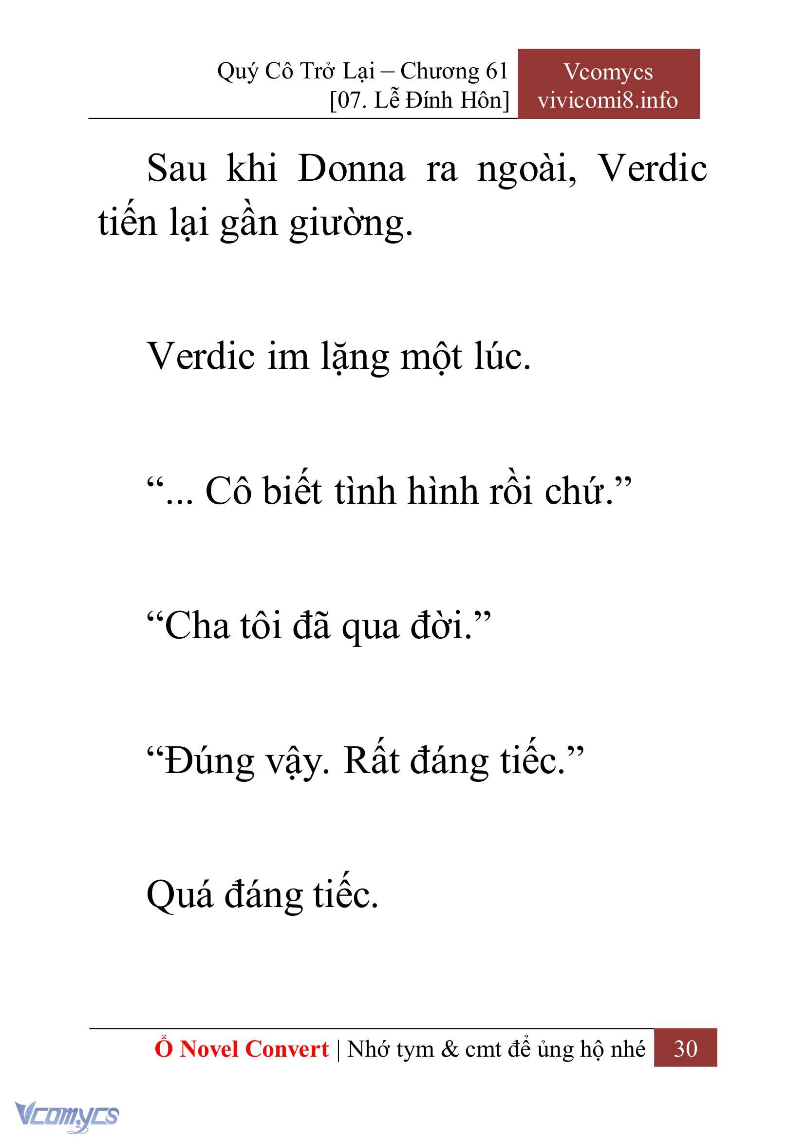[Novel] Quý Cô Trở Lại Chapter 61 - Trang 33