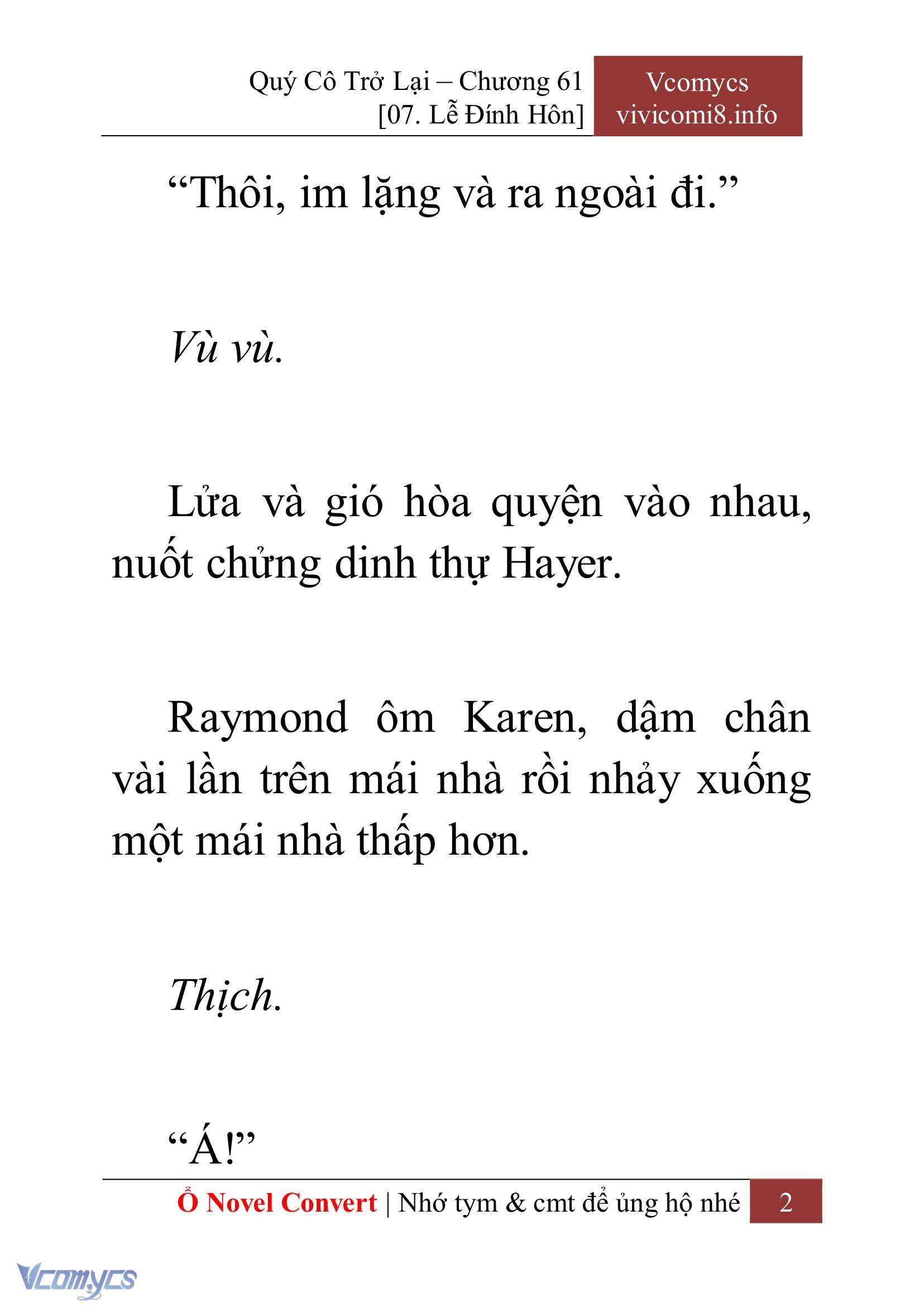 [Novel] Quý Cô Trở Lại Chapter 61 - Trang 5