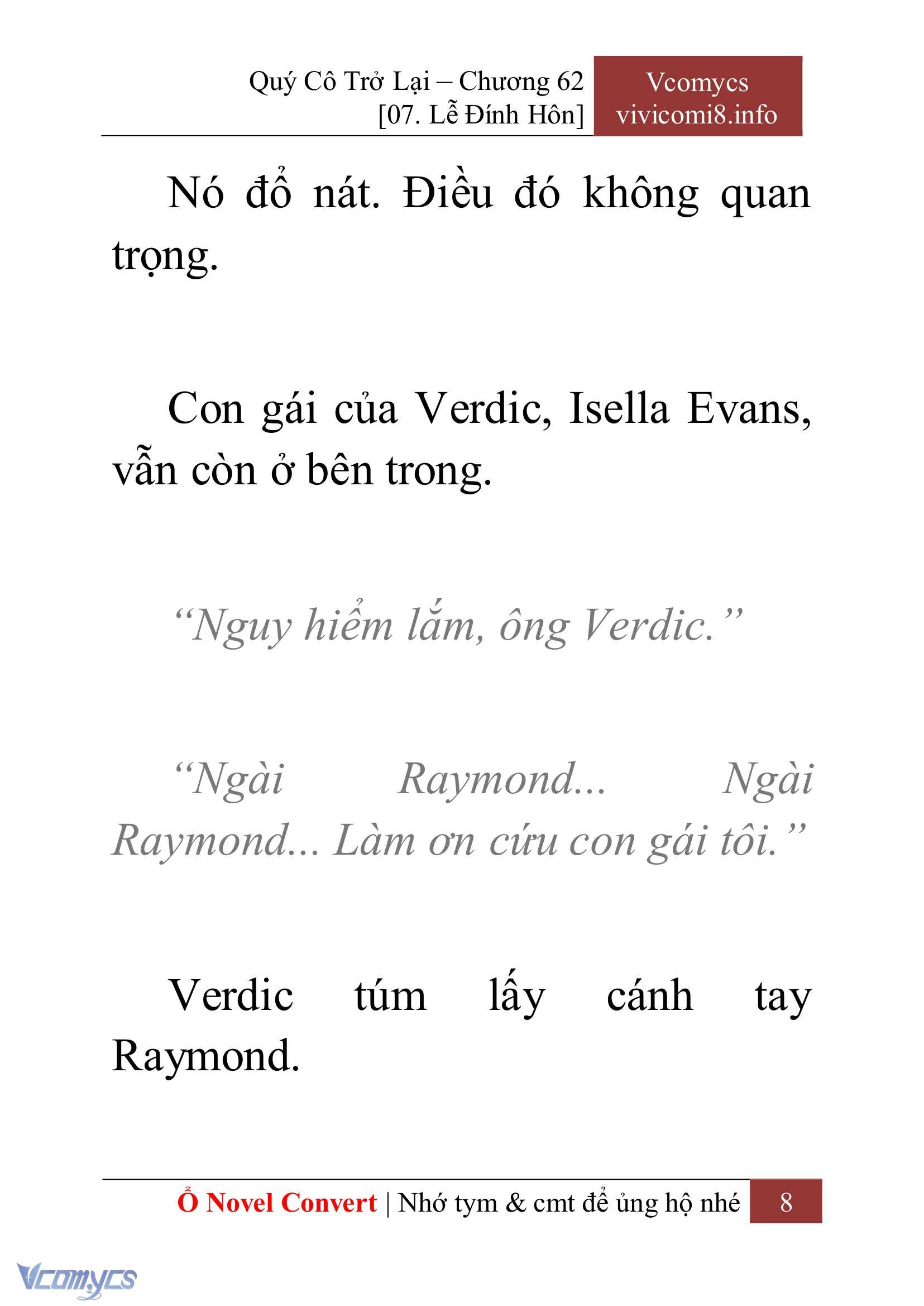 [Novel] Quý Cô Trở Lại Chapter 62 - Trang 11