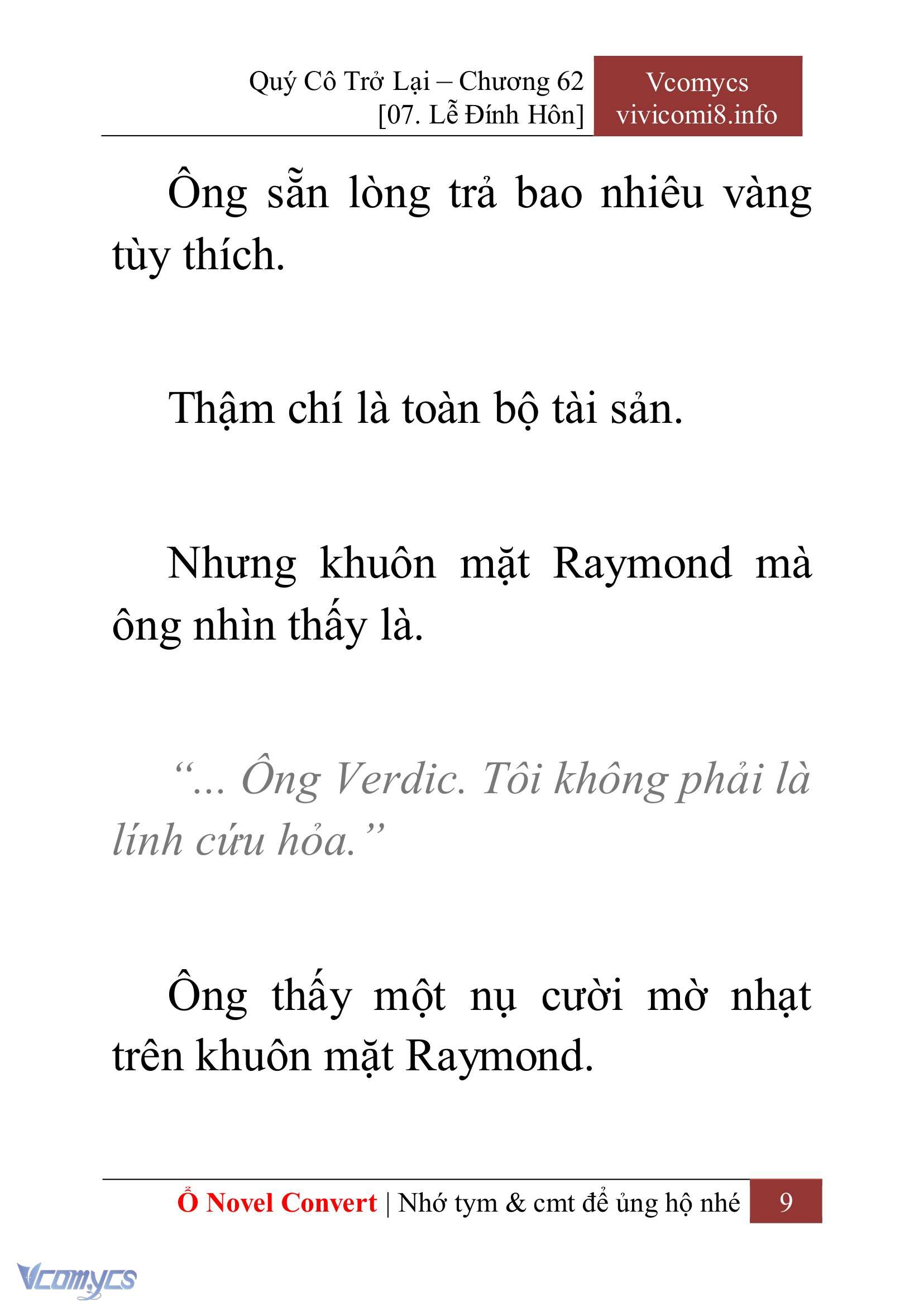 [Novel] Quý Cô Trở Lại Chapter 62 - Trang 12