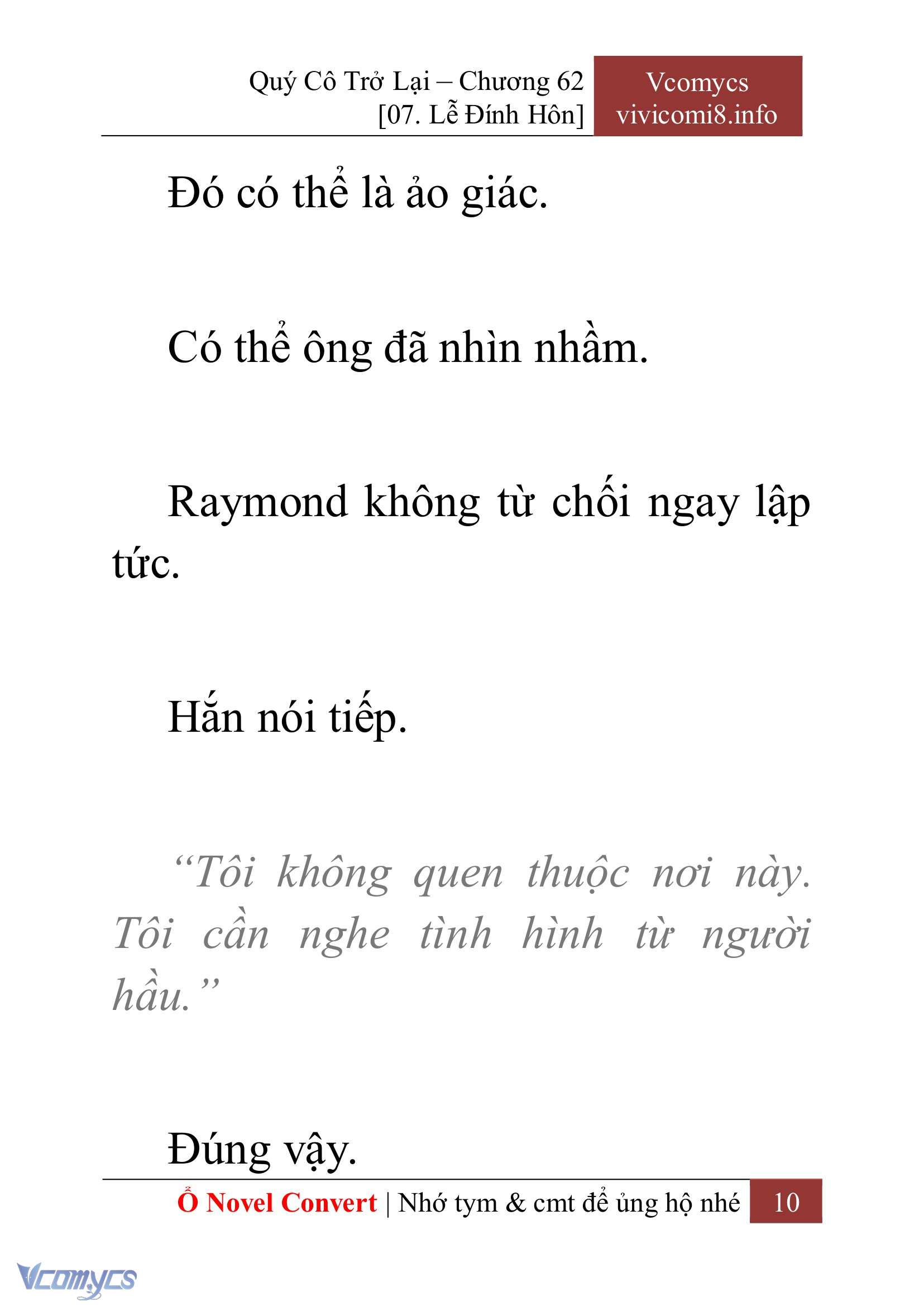 [Novel] Quý Cô Trở Lại Chapter 62 - Trang 13
