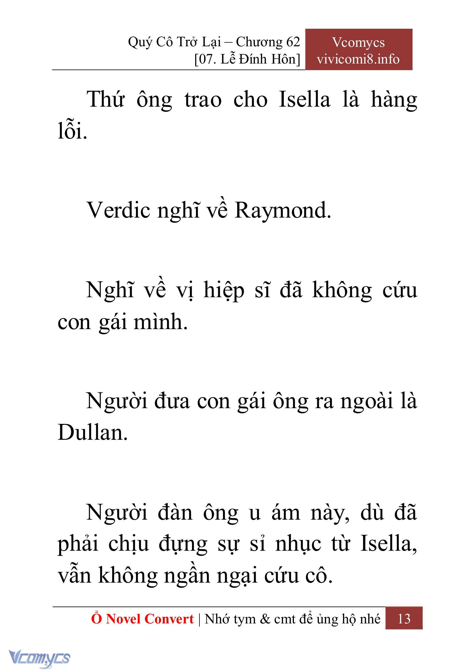 [Novel] Quý Cô Trở Lại Chapter 62 - Trang 16