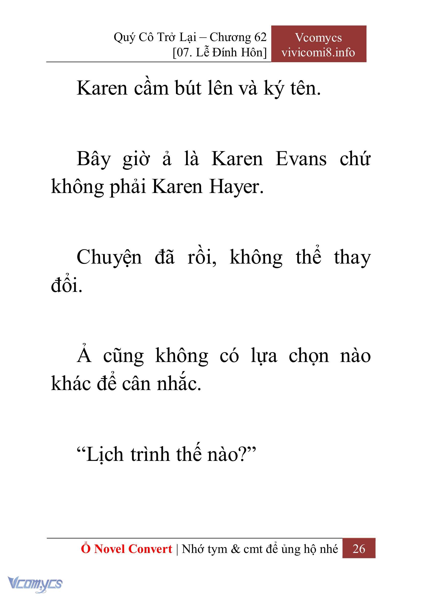 [Novel] Quý Cô Trở Lại Chapter 62 - Trang 29