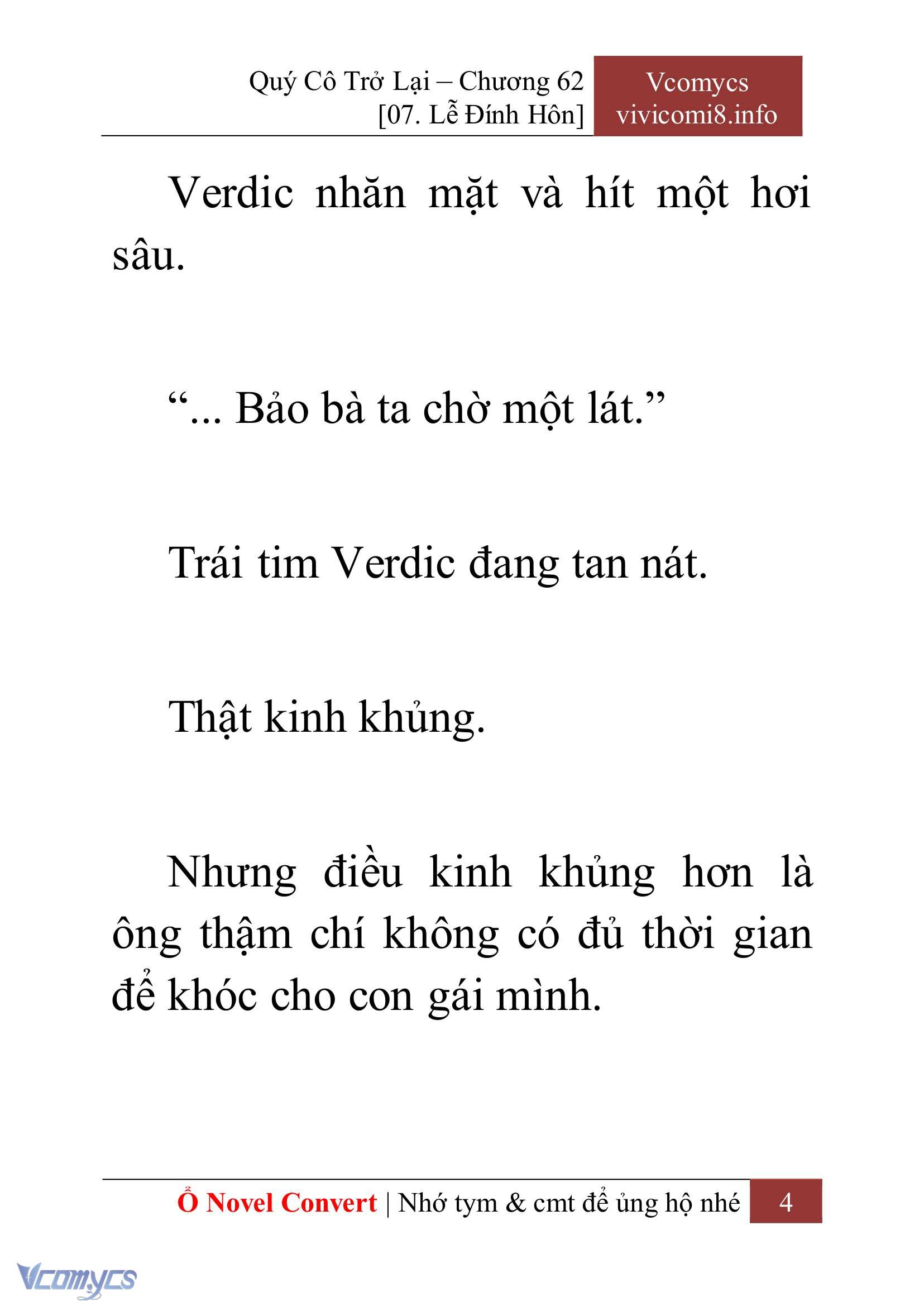 [Novel] Quý Cô Trở Lại Chapter 62 - Trang 7