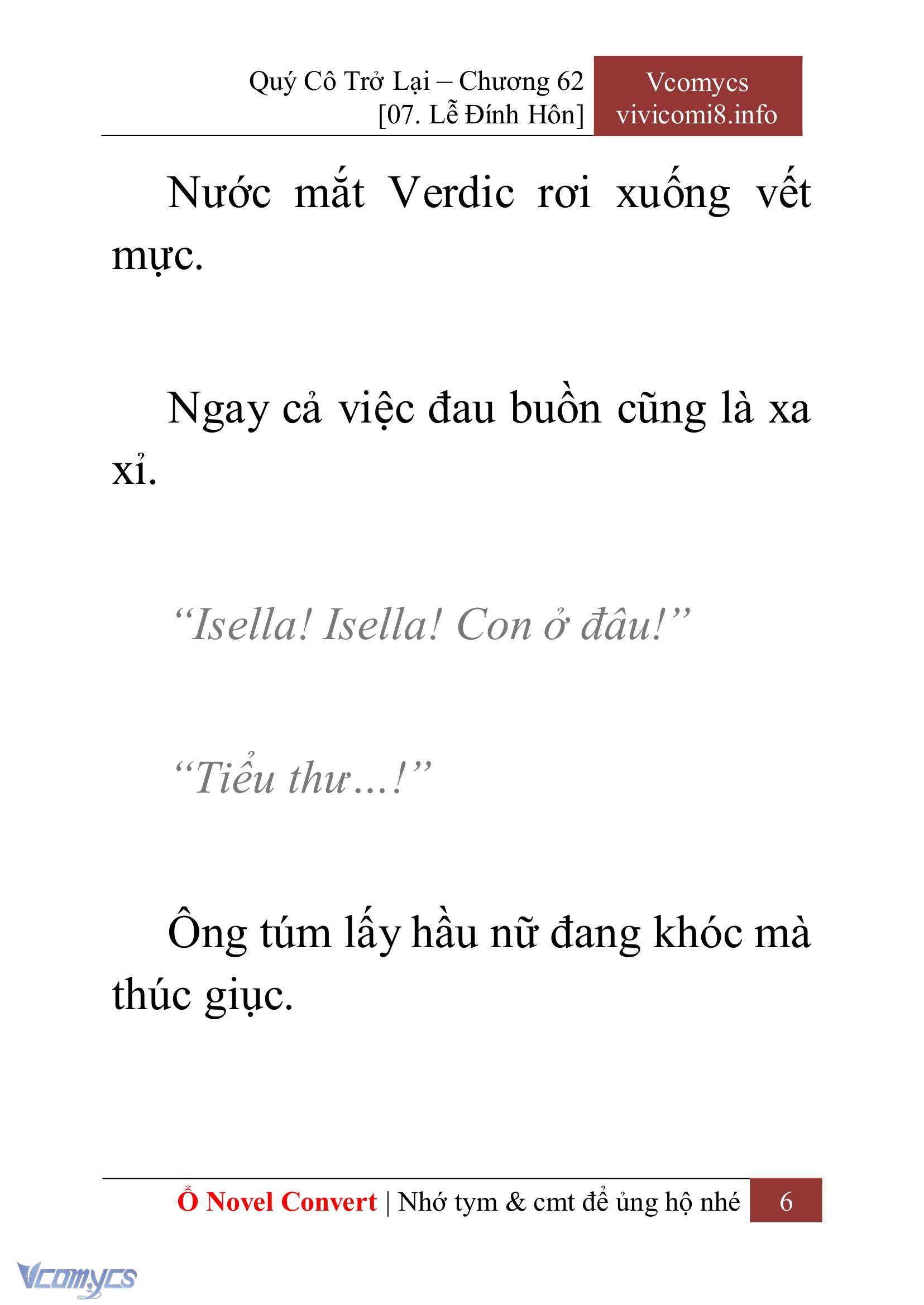 [Novel] Quý Cô Trở Lại Chapter 62 - Trang 9