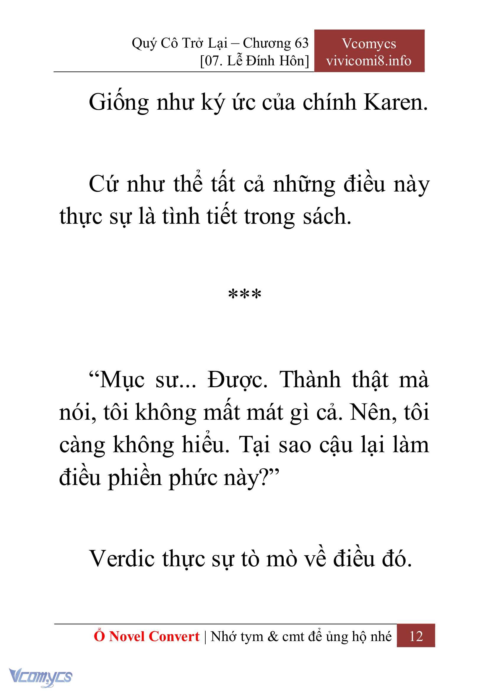 [Novel] Quý Cô Trở Lại Chapter 63 - Trang 15