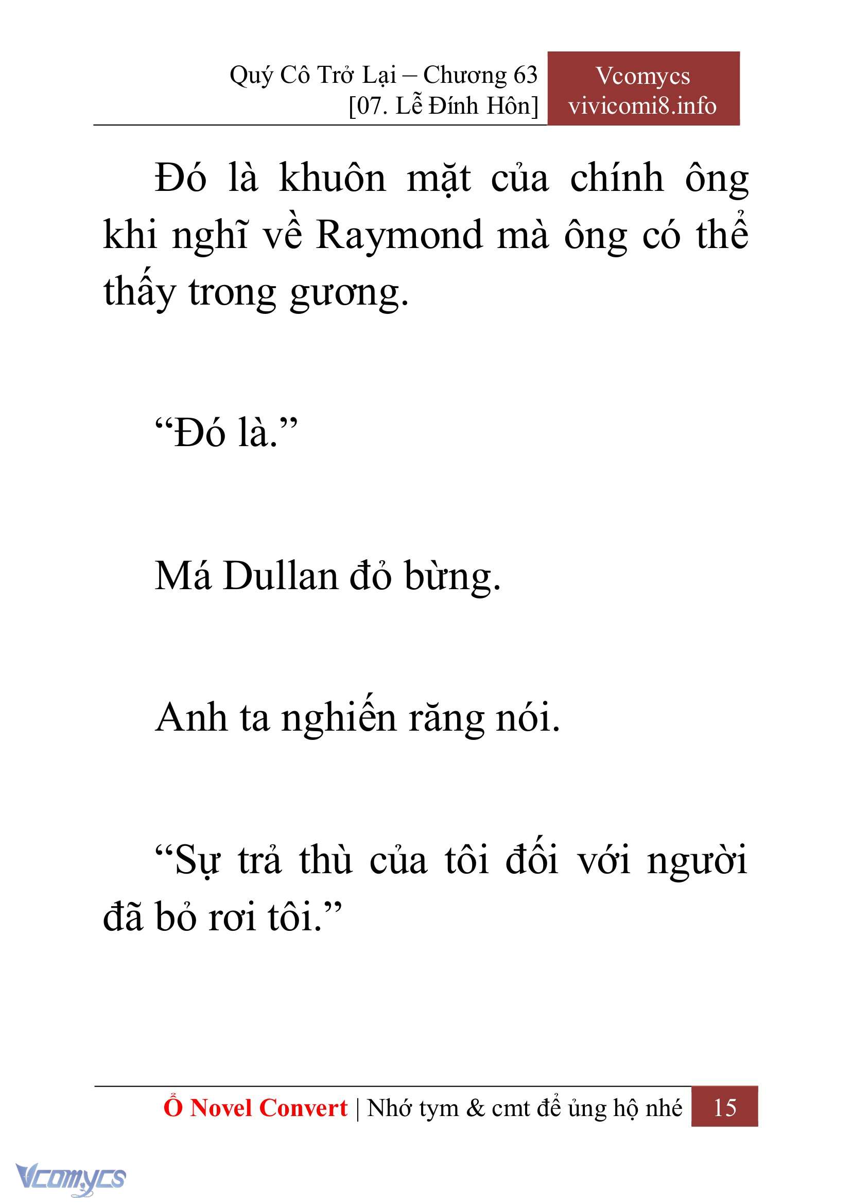 [Novel] Quý Cô Trở Lại Chapter 63 - Trang 18