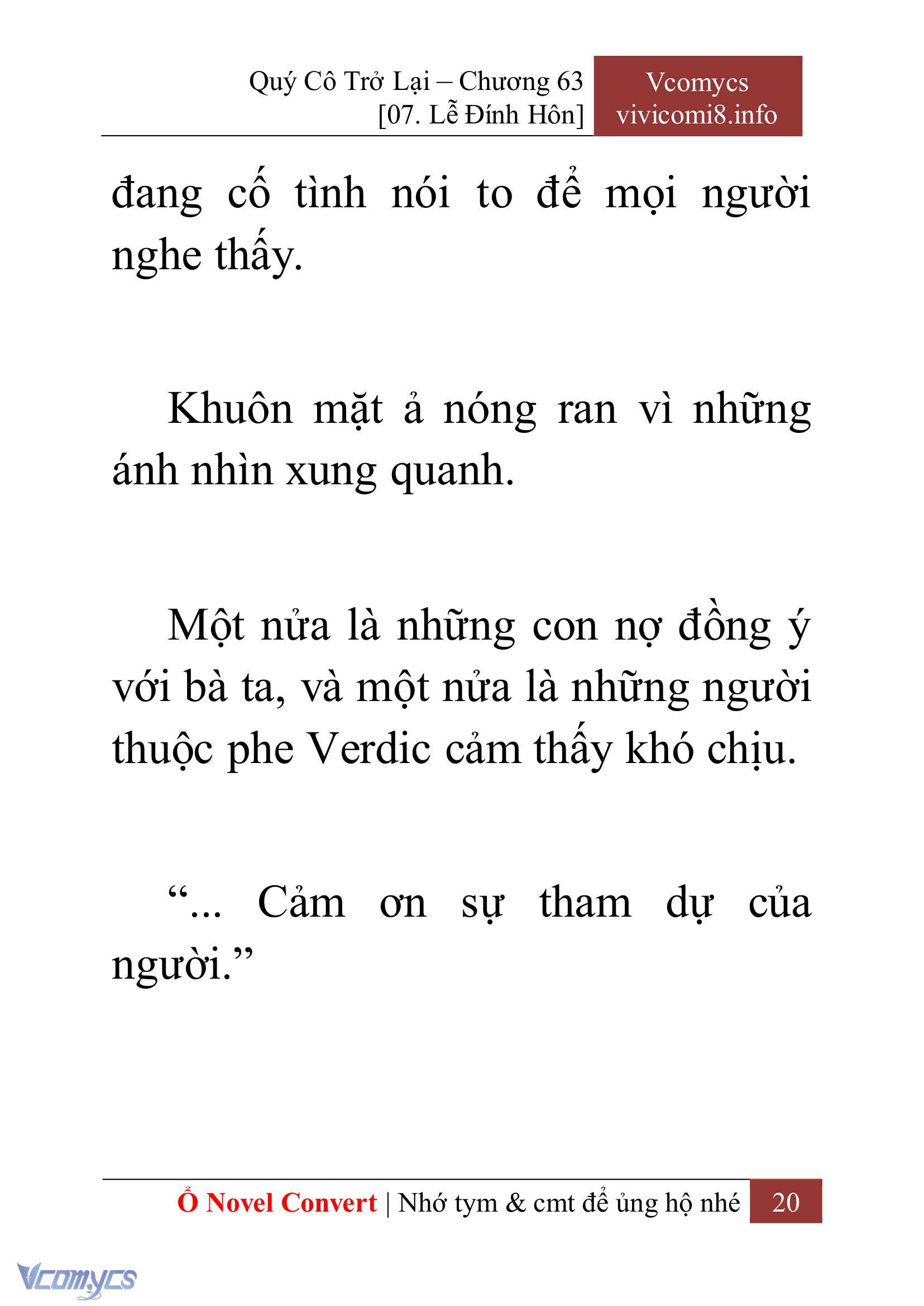[Novel] Quý Cô Trở Lại Chapter 63 - Trang 23