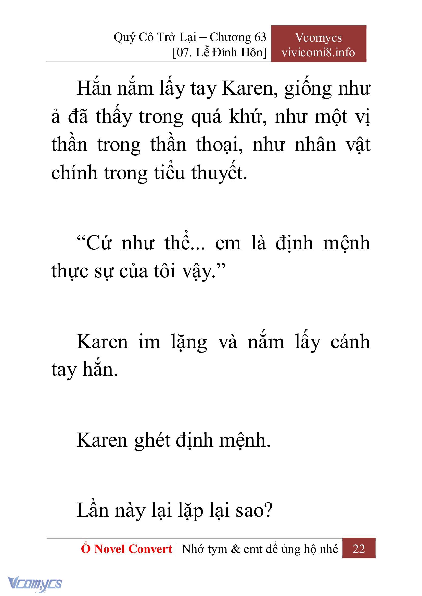 [Novel] Quý Cô Trở Lại Chapter 63 - Trang 25