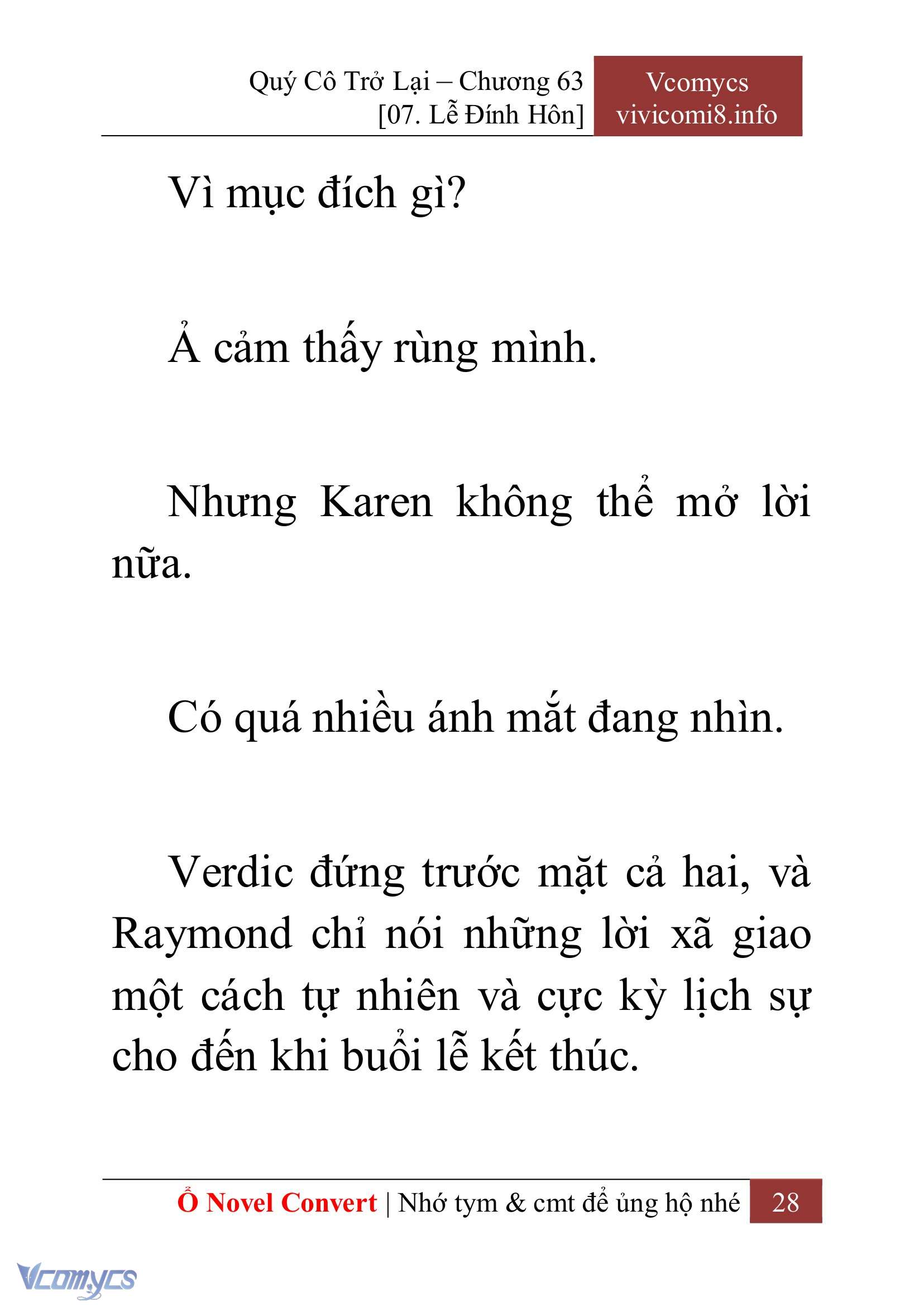 [Novel] Quý Cô Trở Lại Chapter 63 - Trang 31