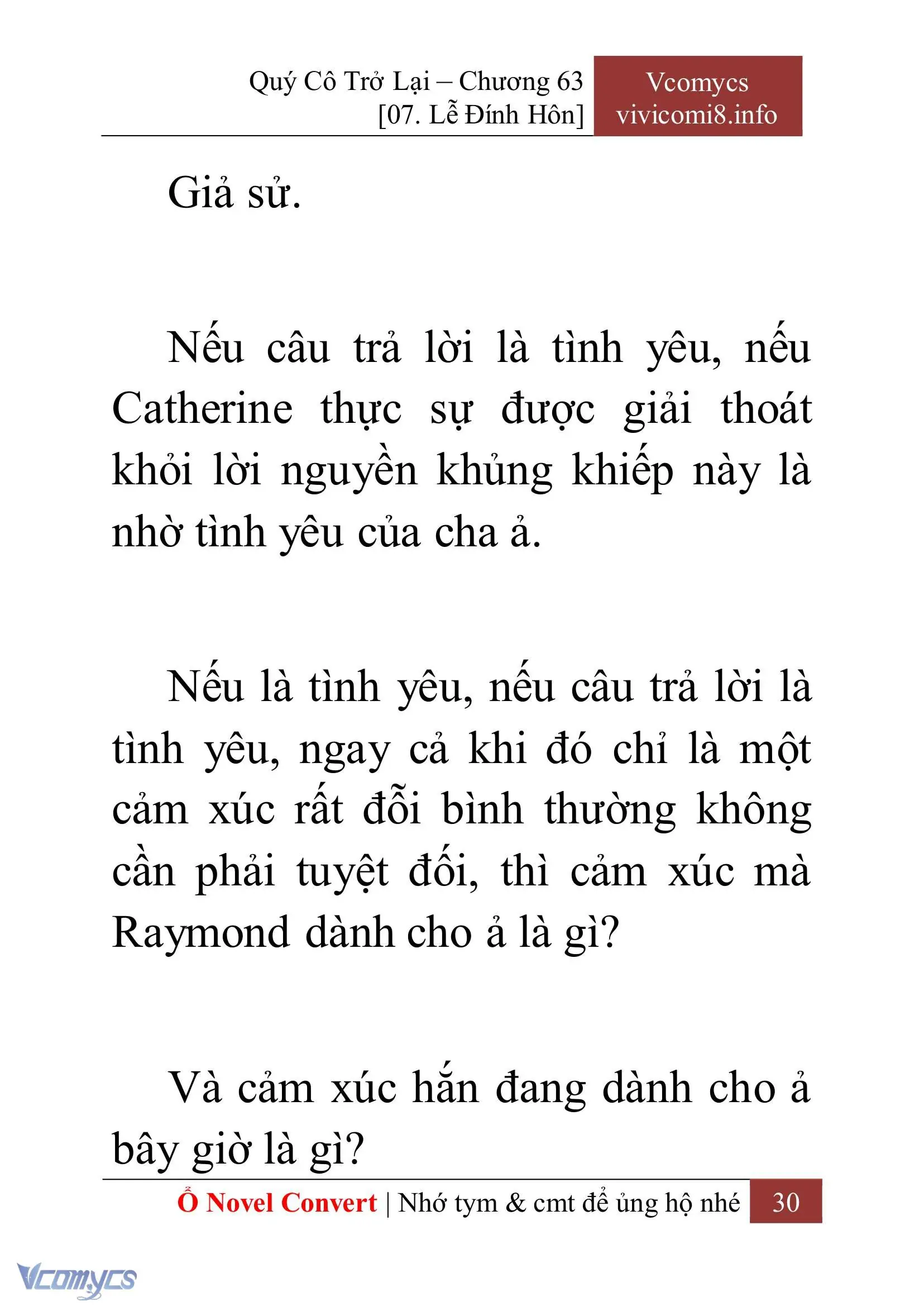 [Novel] Quý Cô Trở Lại Chapter 63 - Trang 33