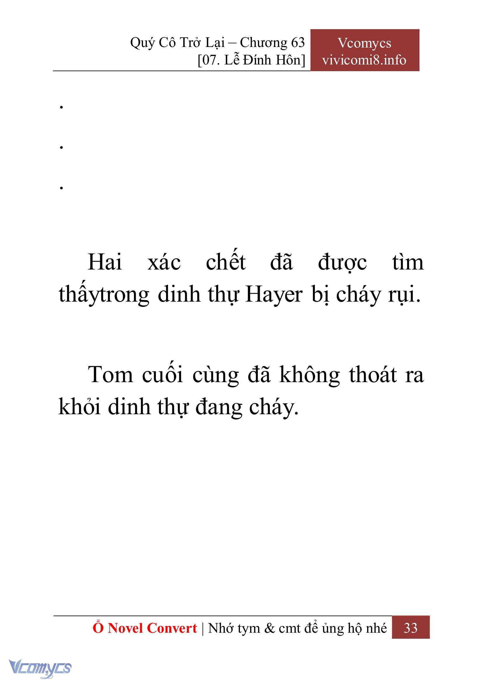 [Novel] Quý Cô Trở Lại Chapter 63 - Trang 36