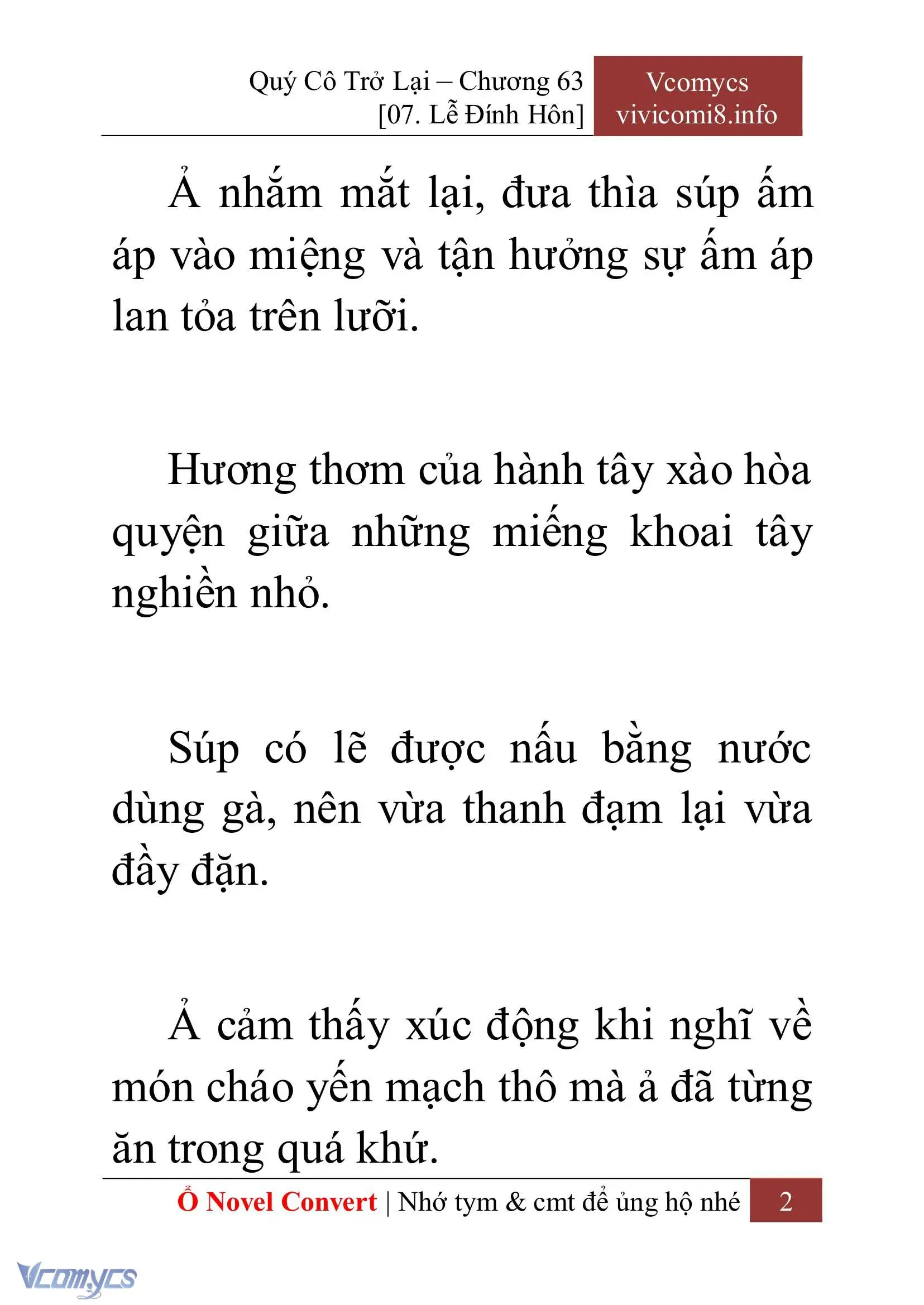 [Novel] Quý Cô Trở Lại Chapter 63 - Trang 5