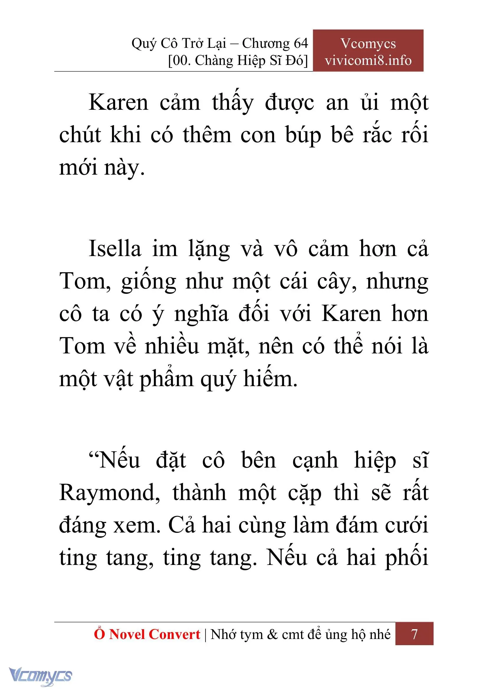 [Novel] Quý Cô Trở Lại Chapter 64 - Trang 10