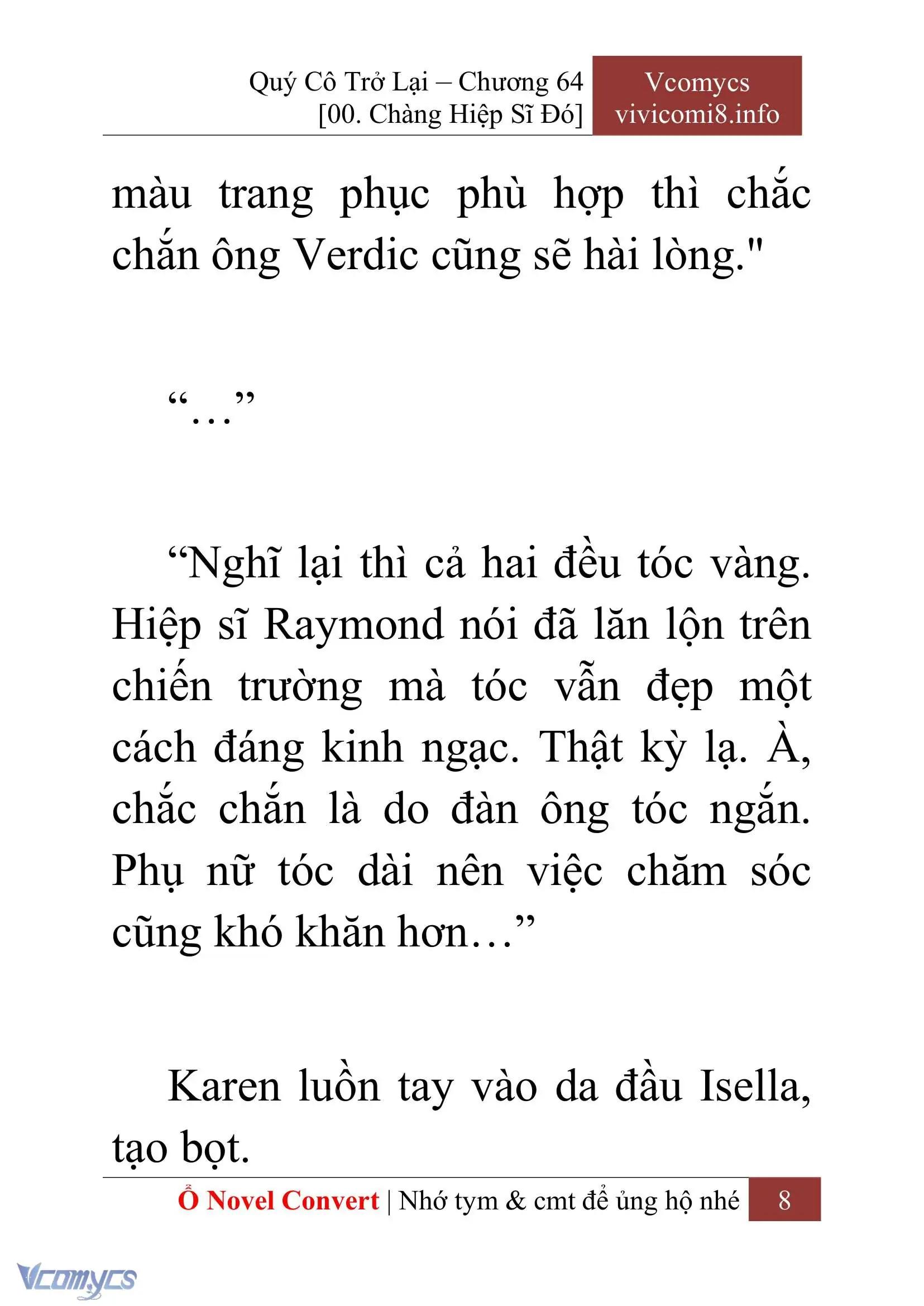 [Novel] Quý Cô Trở Lại Chapter 64 - Trang 11