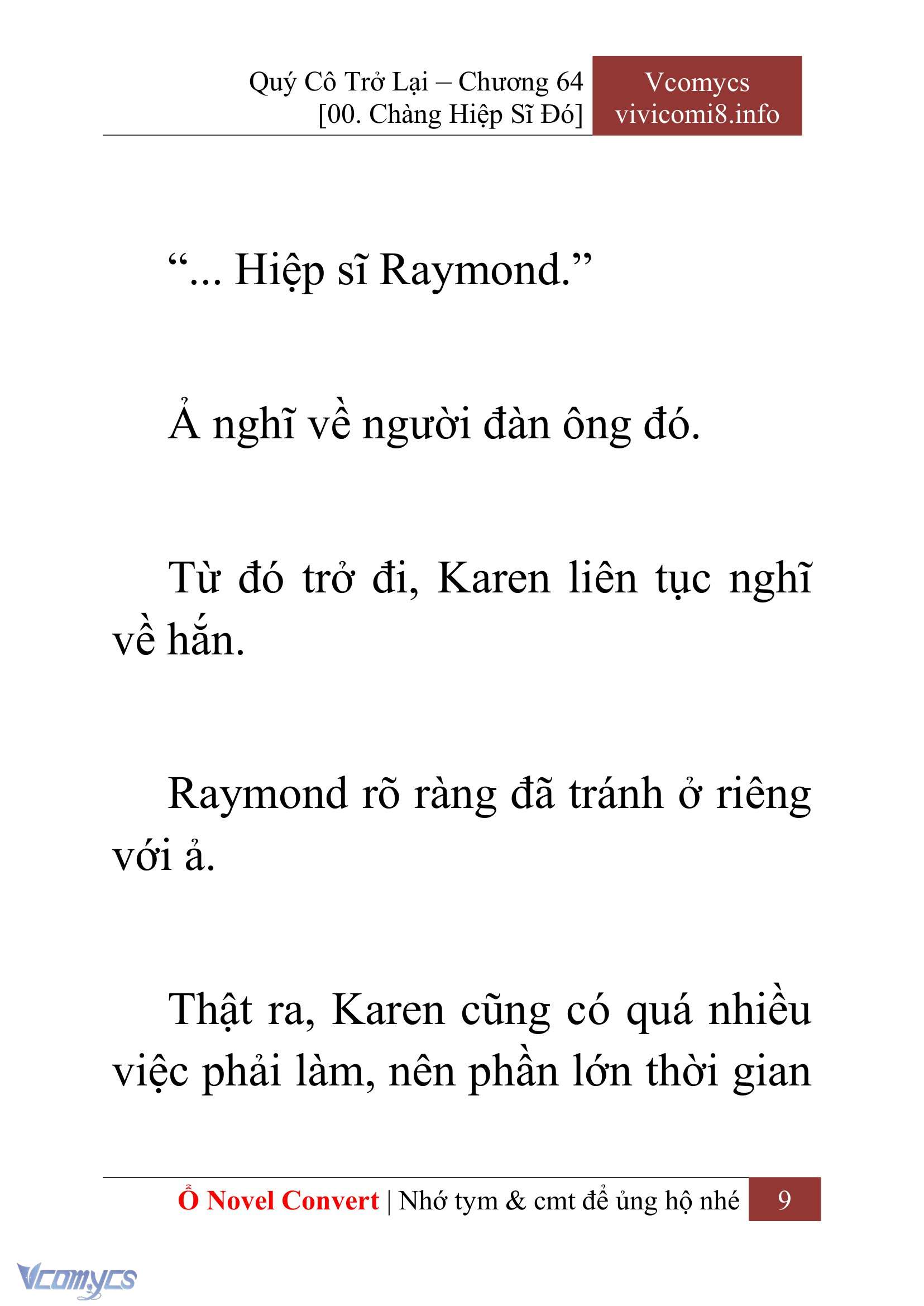 [Novel] Quý Cô Trở Lại Chapter 64 - Trang 12