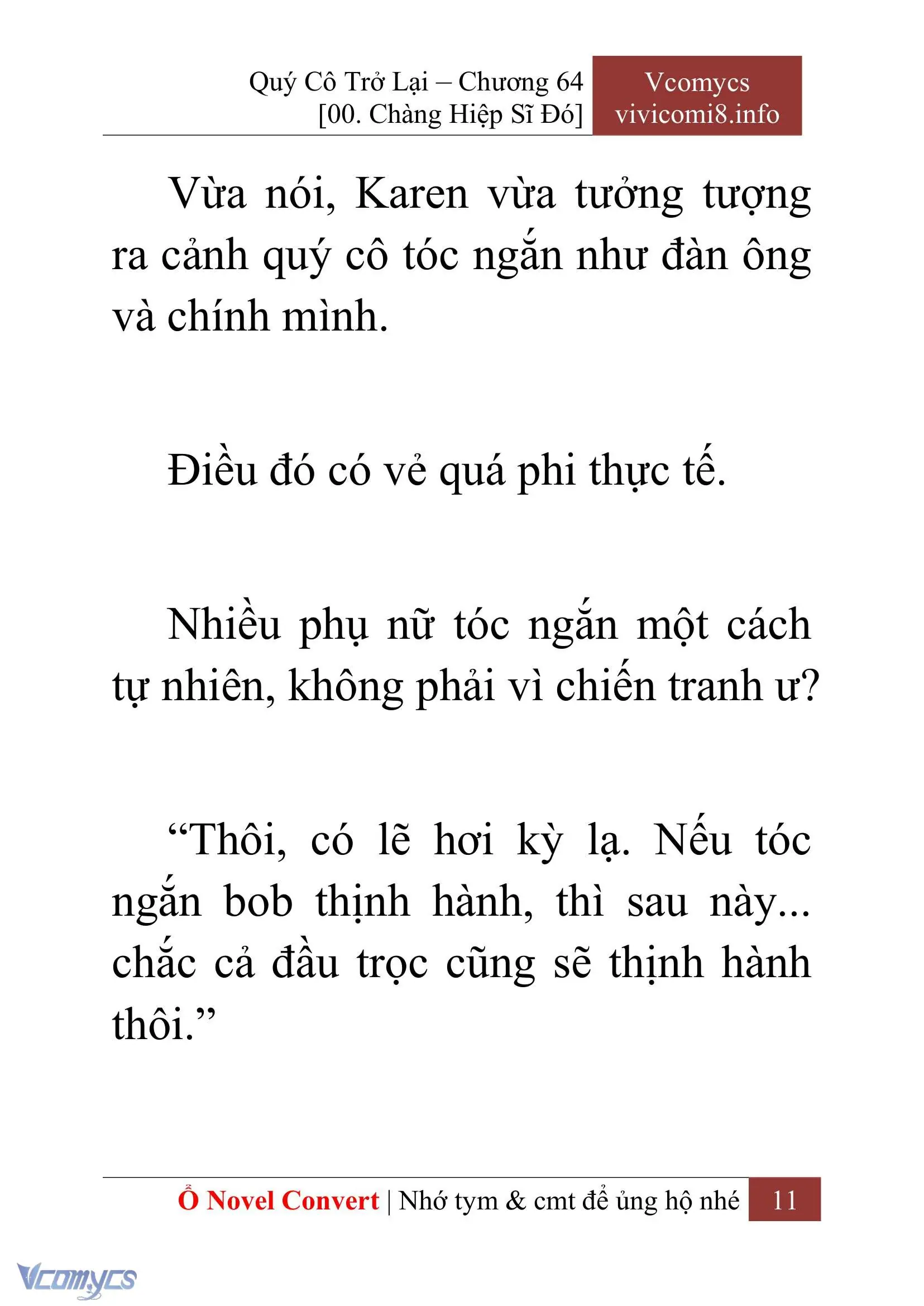 [Novel] Quý Cô Trở Lại Chapter 64 - Trang 14