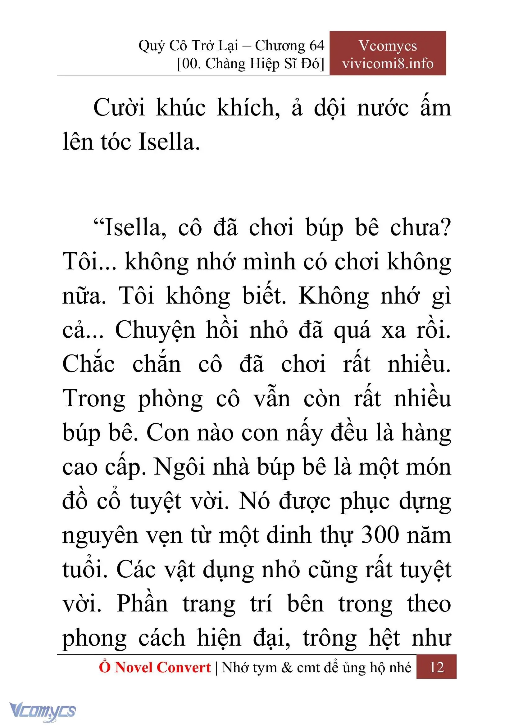 [Novel] Quý Cô Trở Lại Chapter 64 - Trang 15