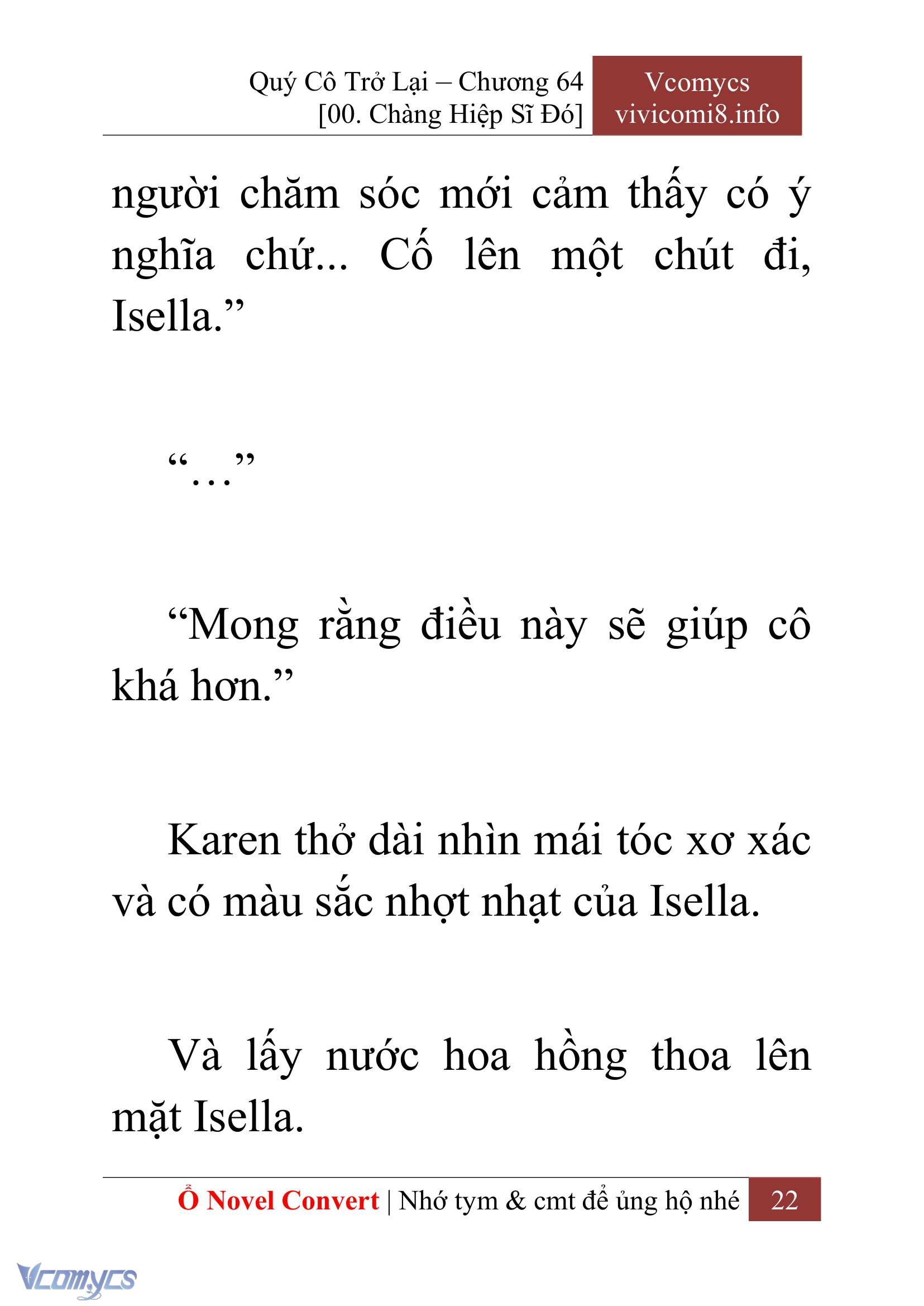 [Novel] Quý Cô Trở Lại Chapter 64 - Trang 25