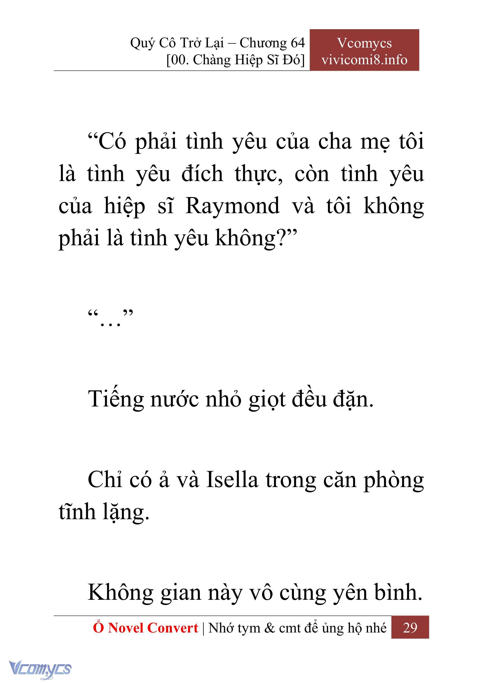 [Novel] Quý Cô Trở Lại Chapter 64 - Trang 32