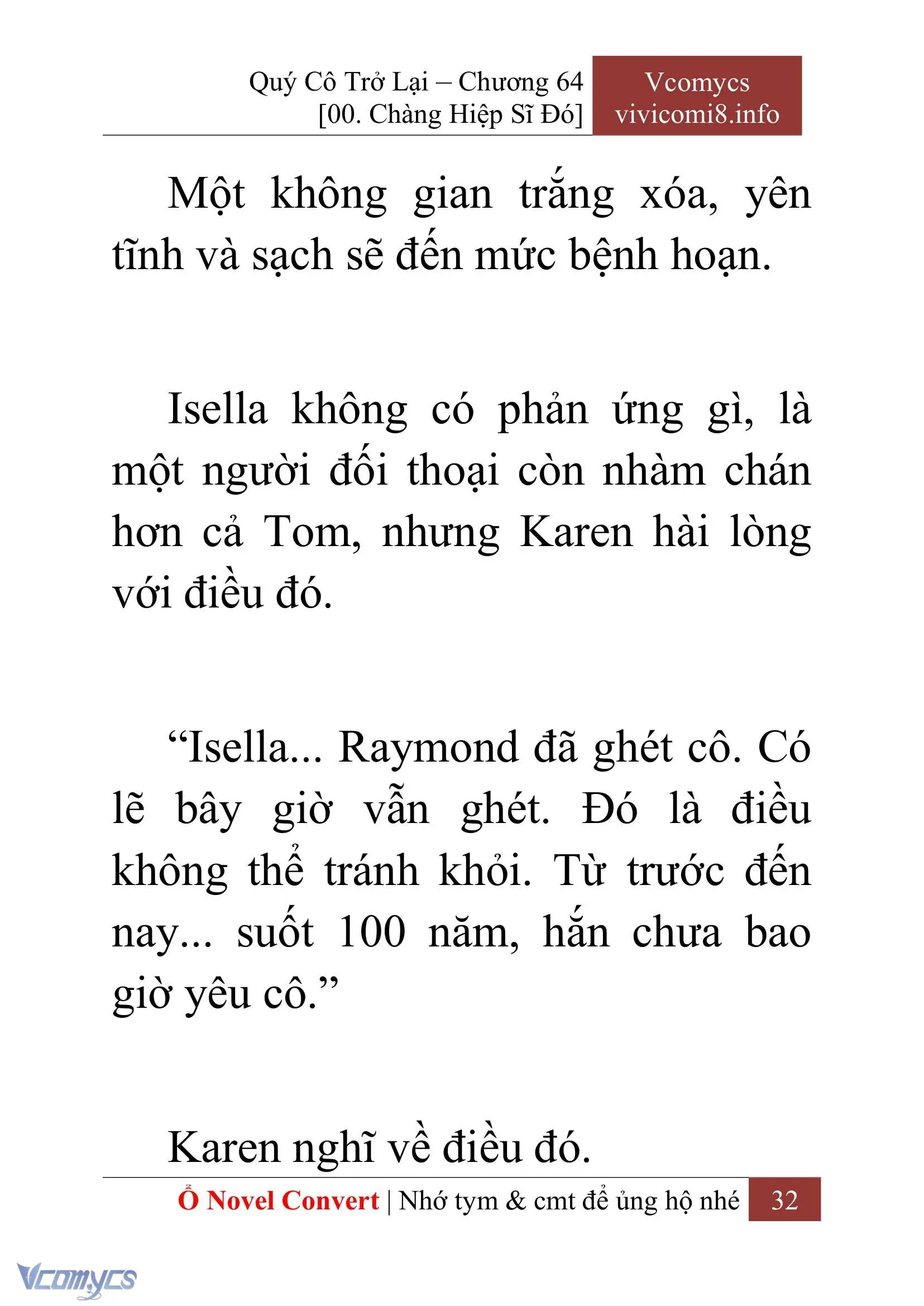 [Novel] Quý Cô Trở Lại Chapter 64 - Trang 35