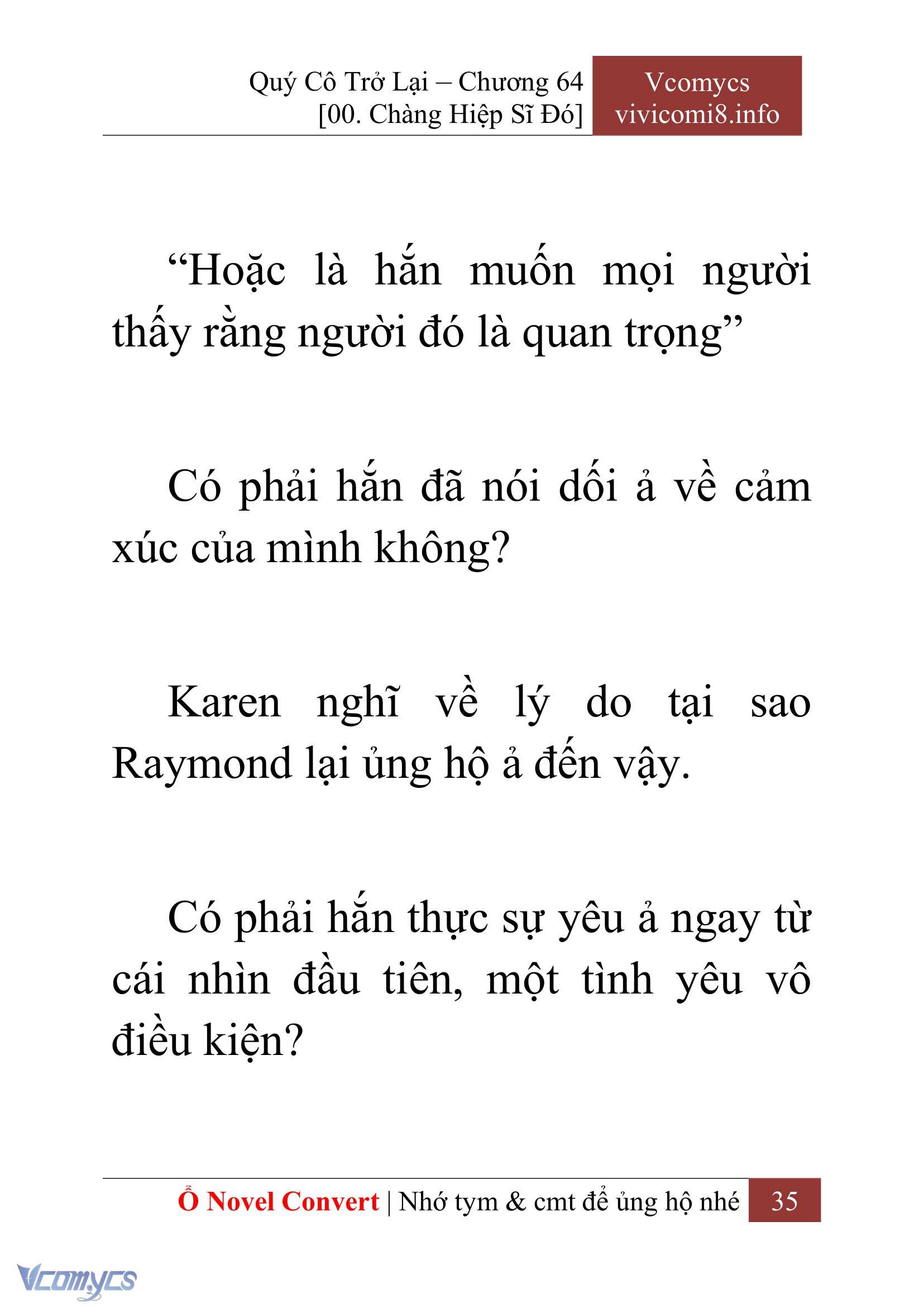 [Novel] Quý Cô Trở Lại Chapter 64 - Trang 38