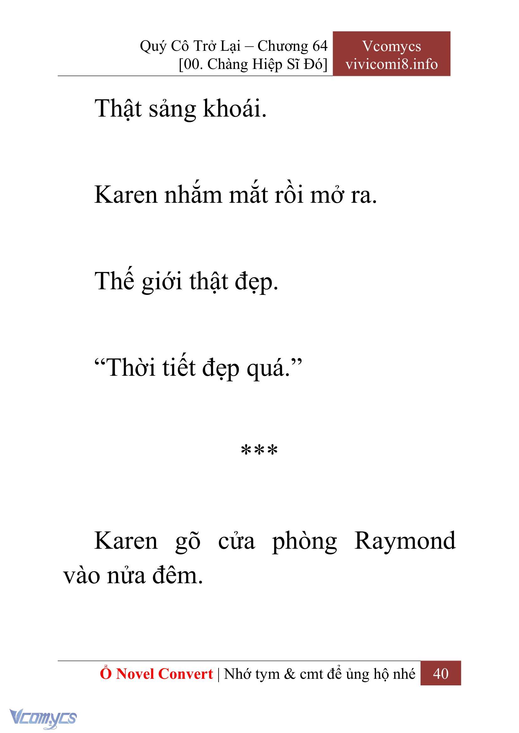 [Novel] Quý Cô Trở Lại Chapter 64 - Trang 43
